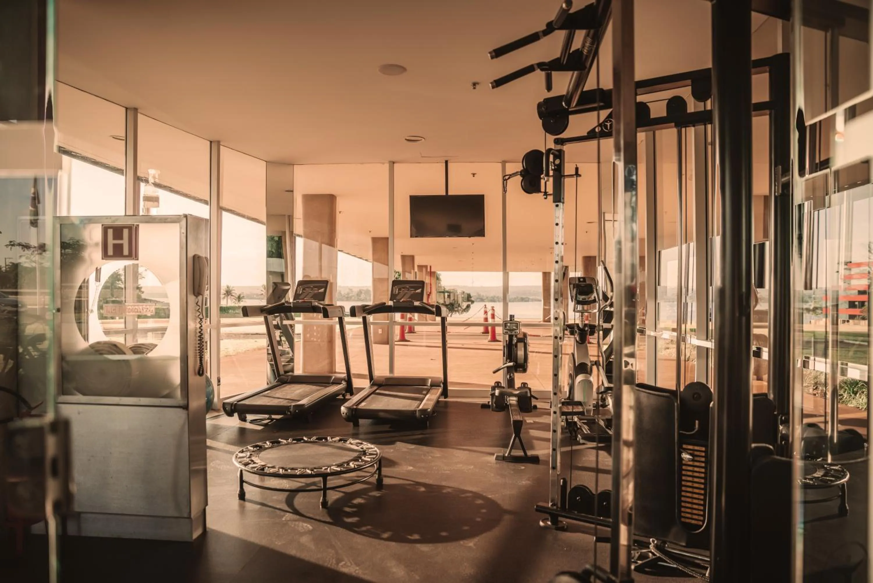 Fitness centre/facilities in Brasília Palace Hotel