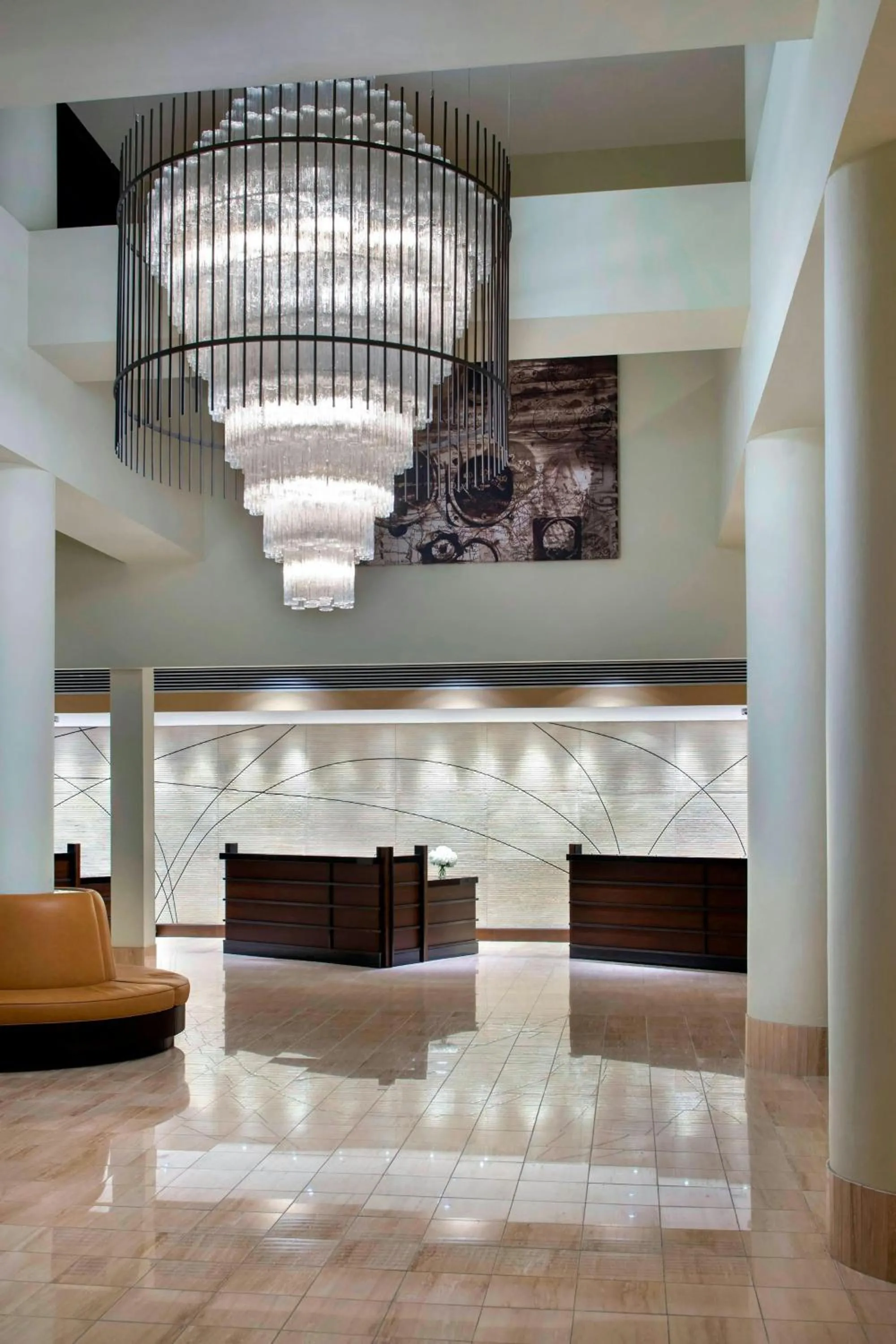 Lobby or reception in Newark Liberty International Airport Marriott