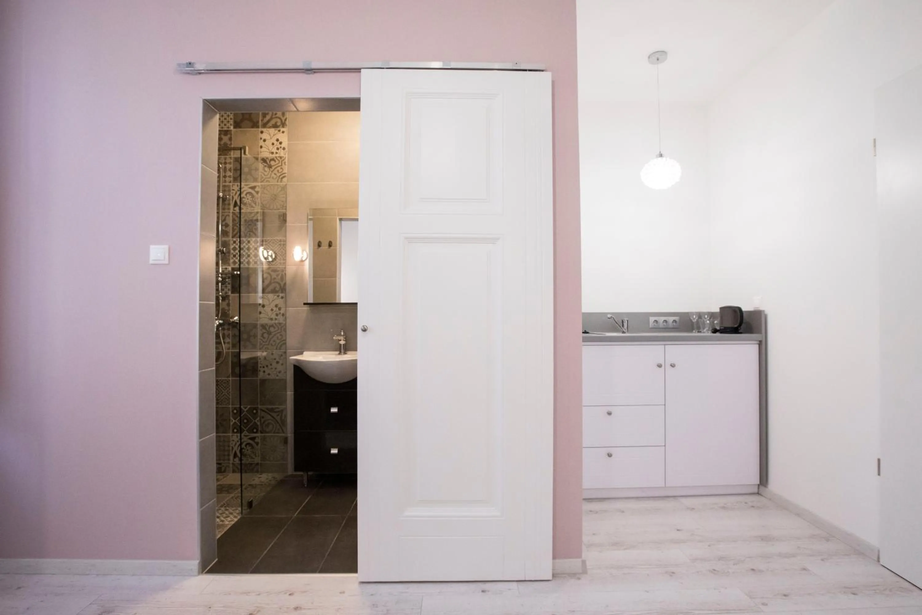 Bathroom in City Center Stúdió Apartmanok