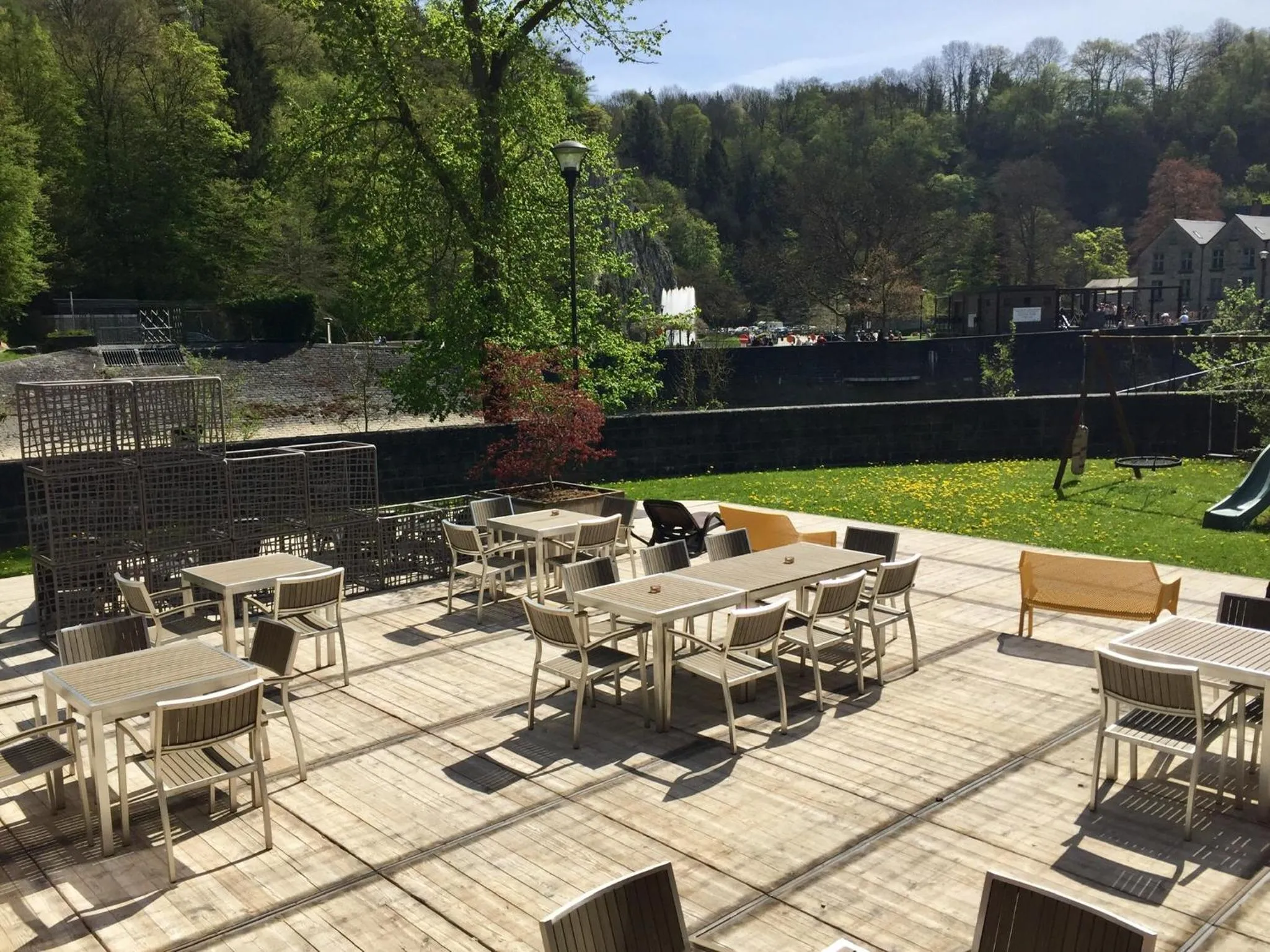 Patio in Hotel des Comtes Durbuy