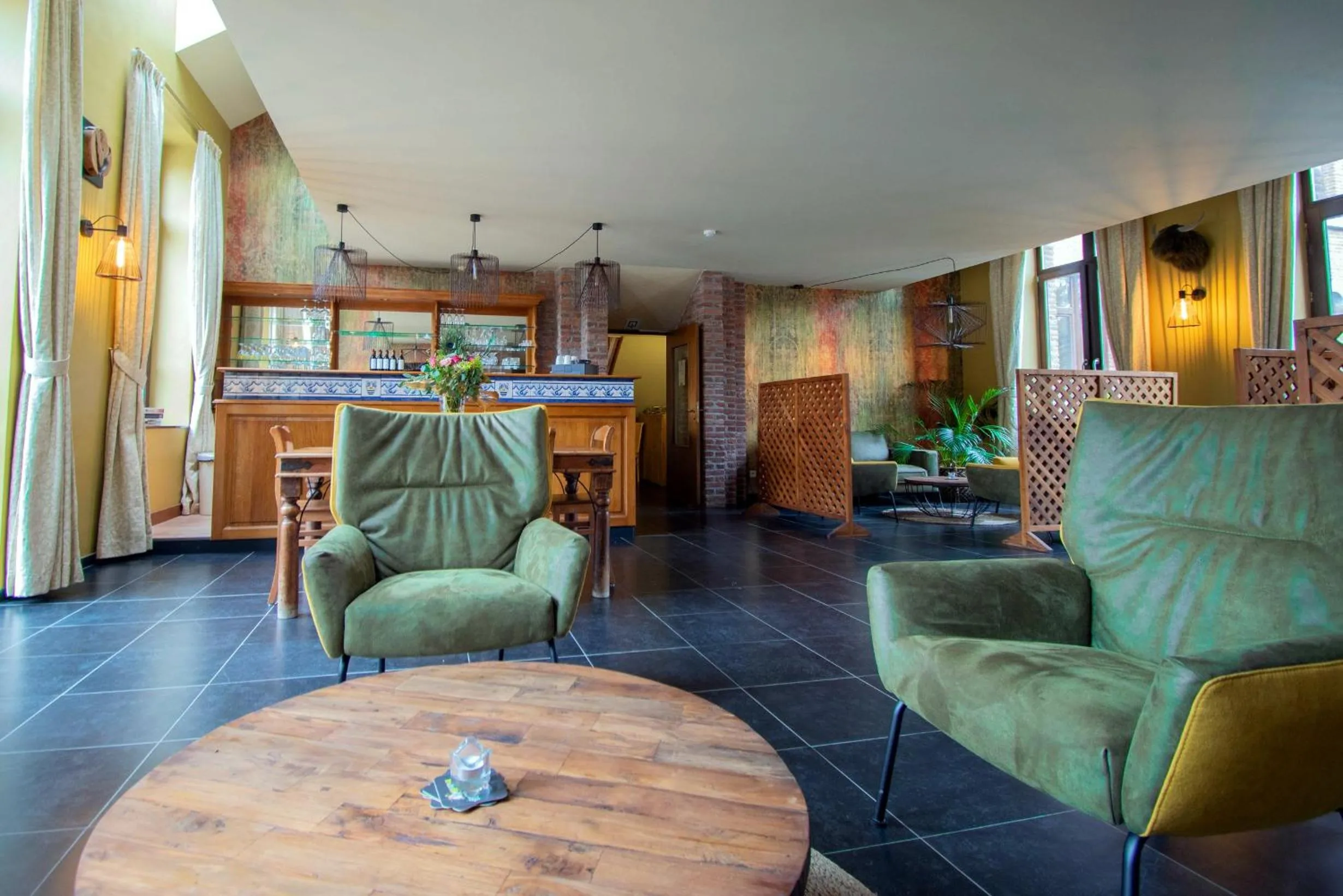 Lounge or bar in Hotel des Comtes Durbuy