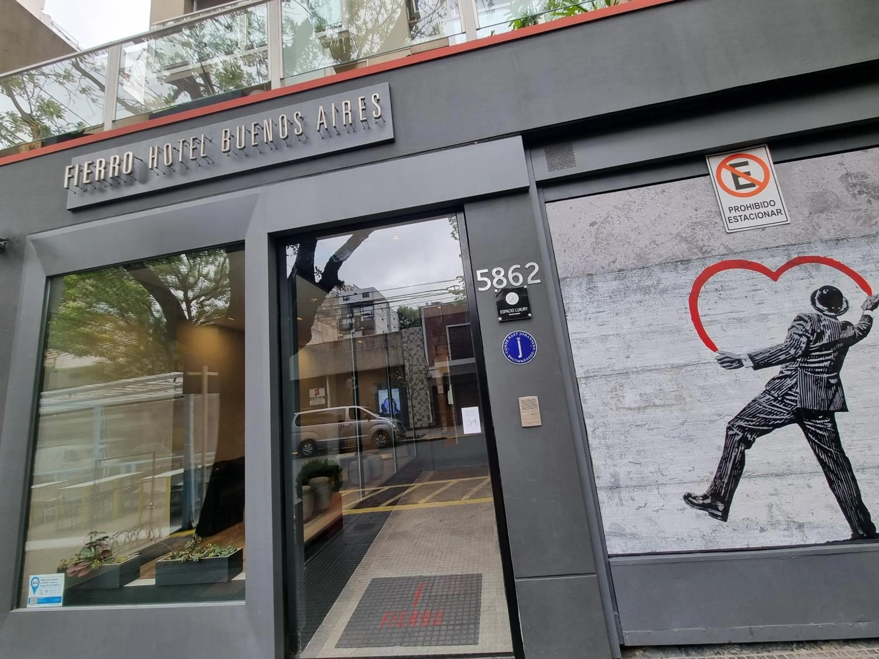 Facade/entrance in Fierro Hotel Buenos Aires