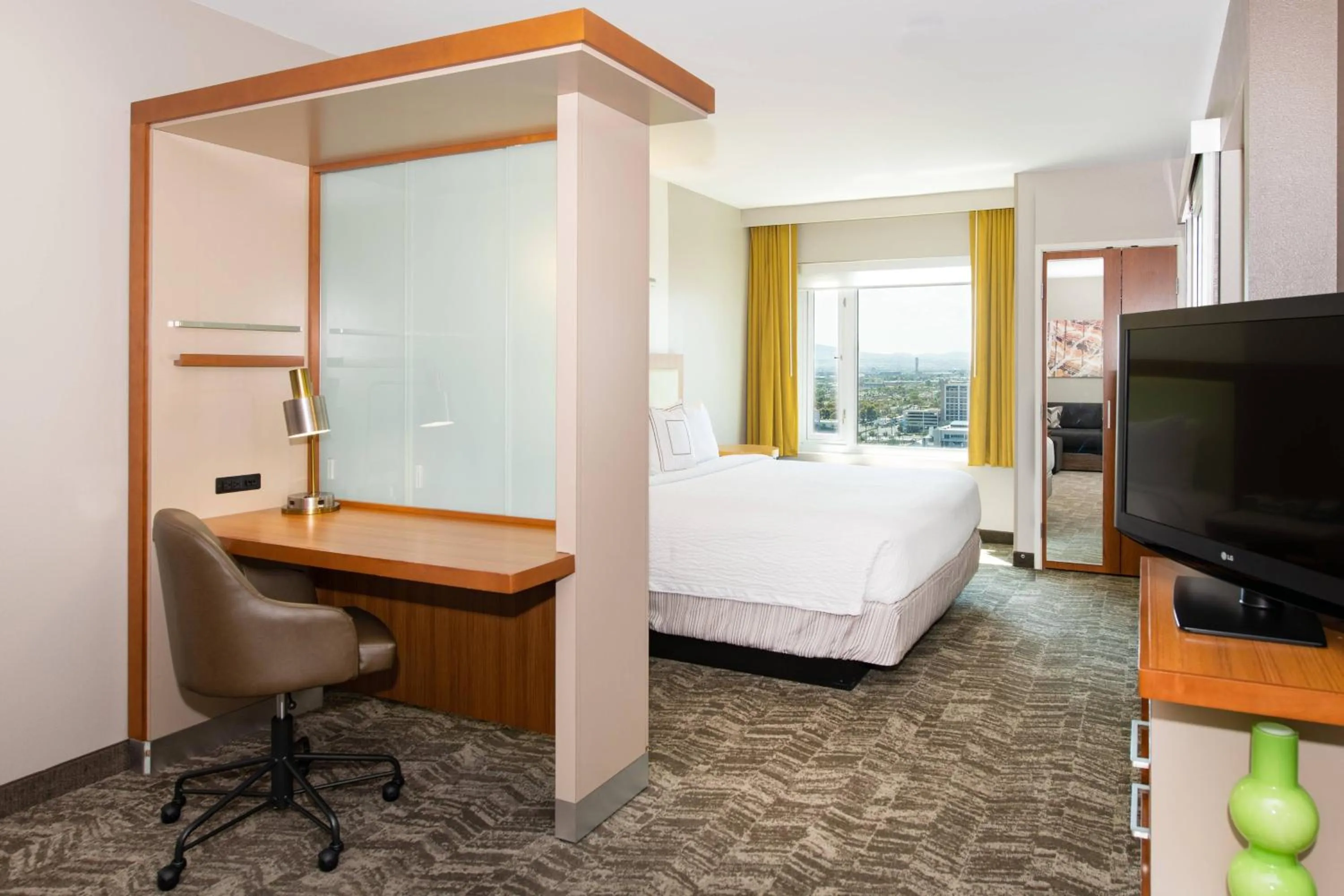 Bedroom, Bed in SpringHill Suites by Marriott Las Vegas Convention Center