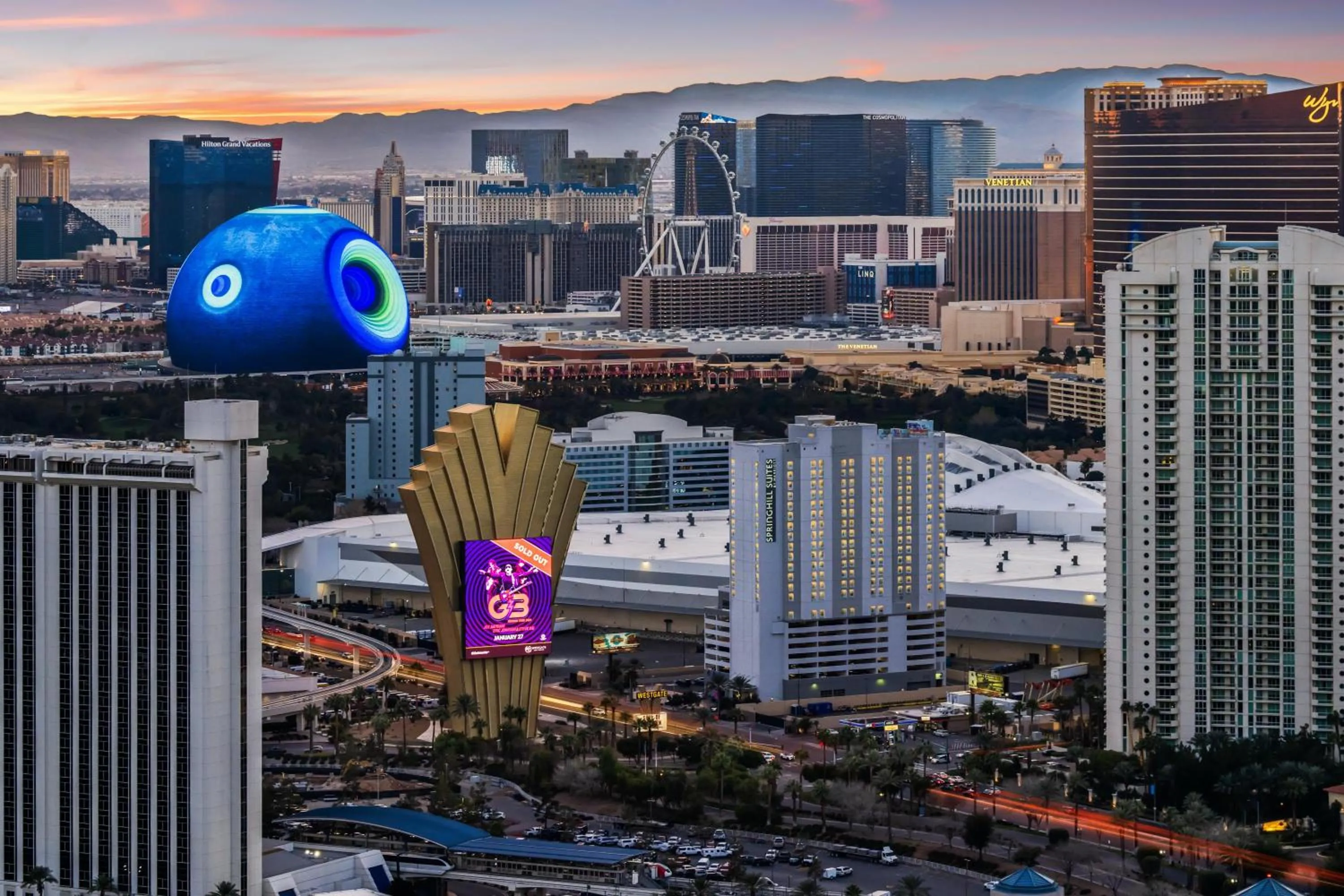 Location in SpringHill Suites by Marriott Las Vegas Convention Center