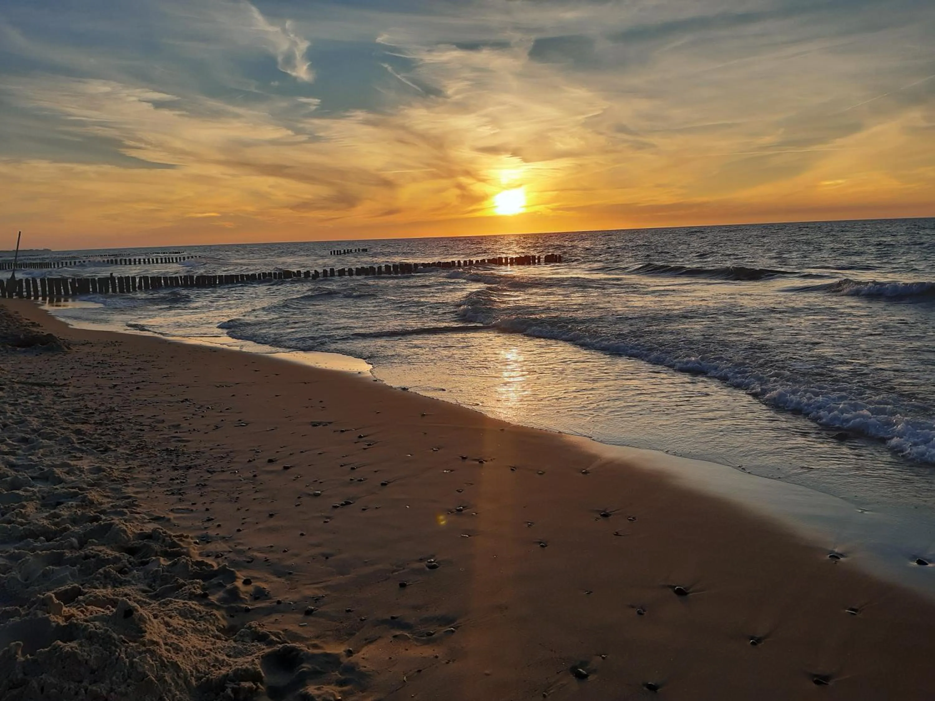 Sunset in Dworek Natury