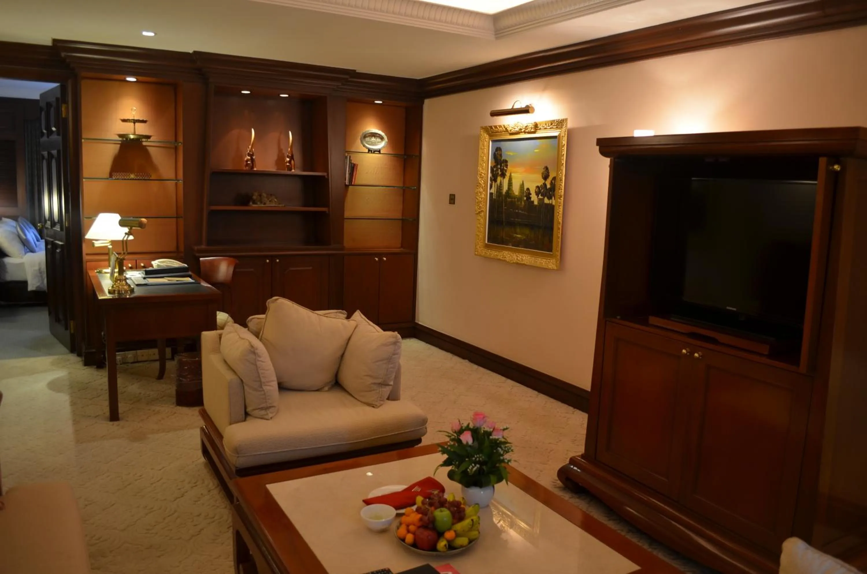 Living room in Hotel Cambodiana