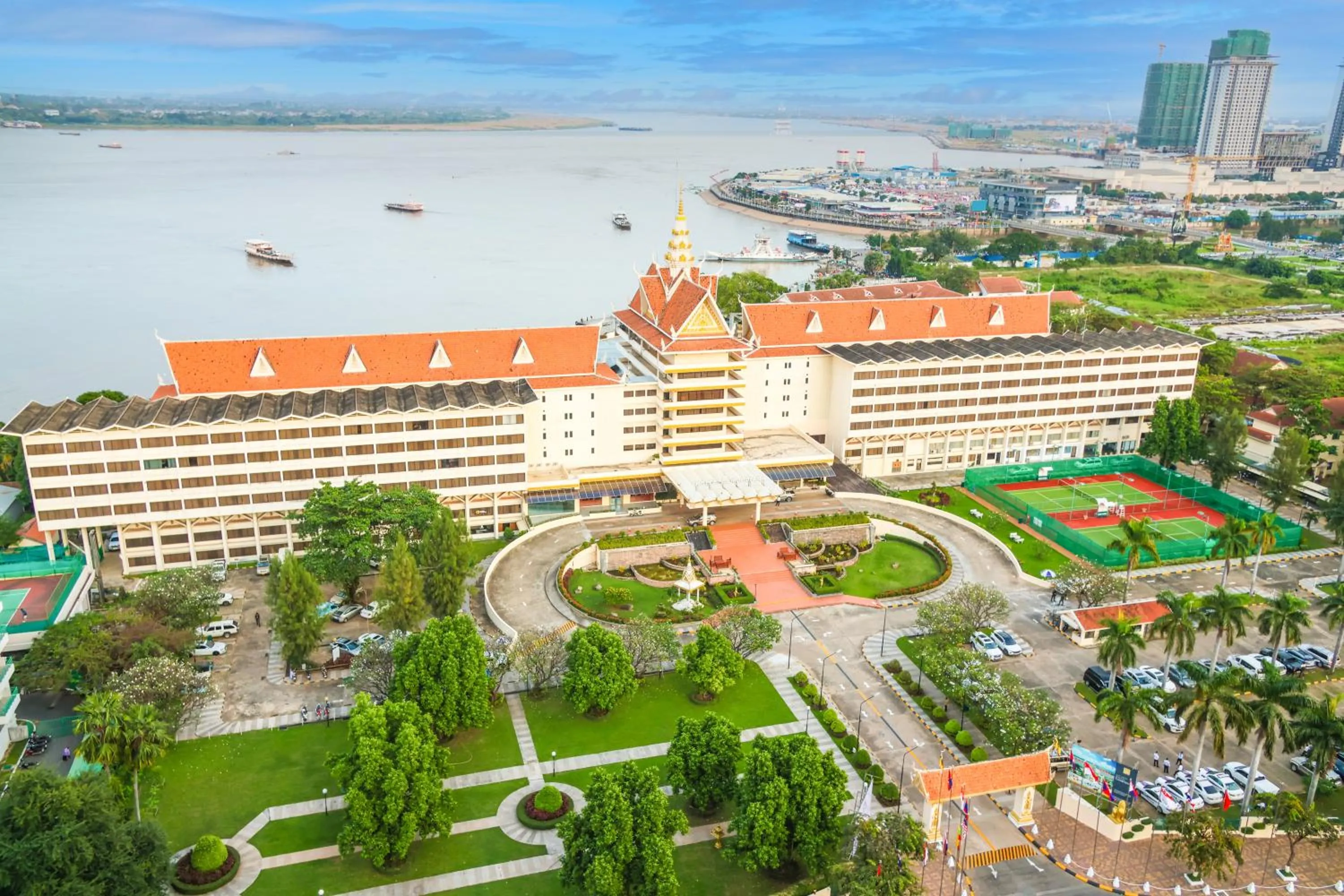 Property building in Hotel Cambodiana