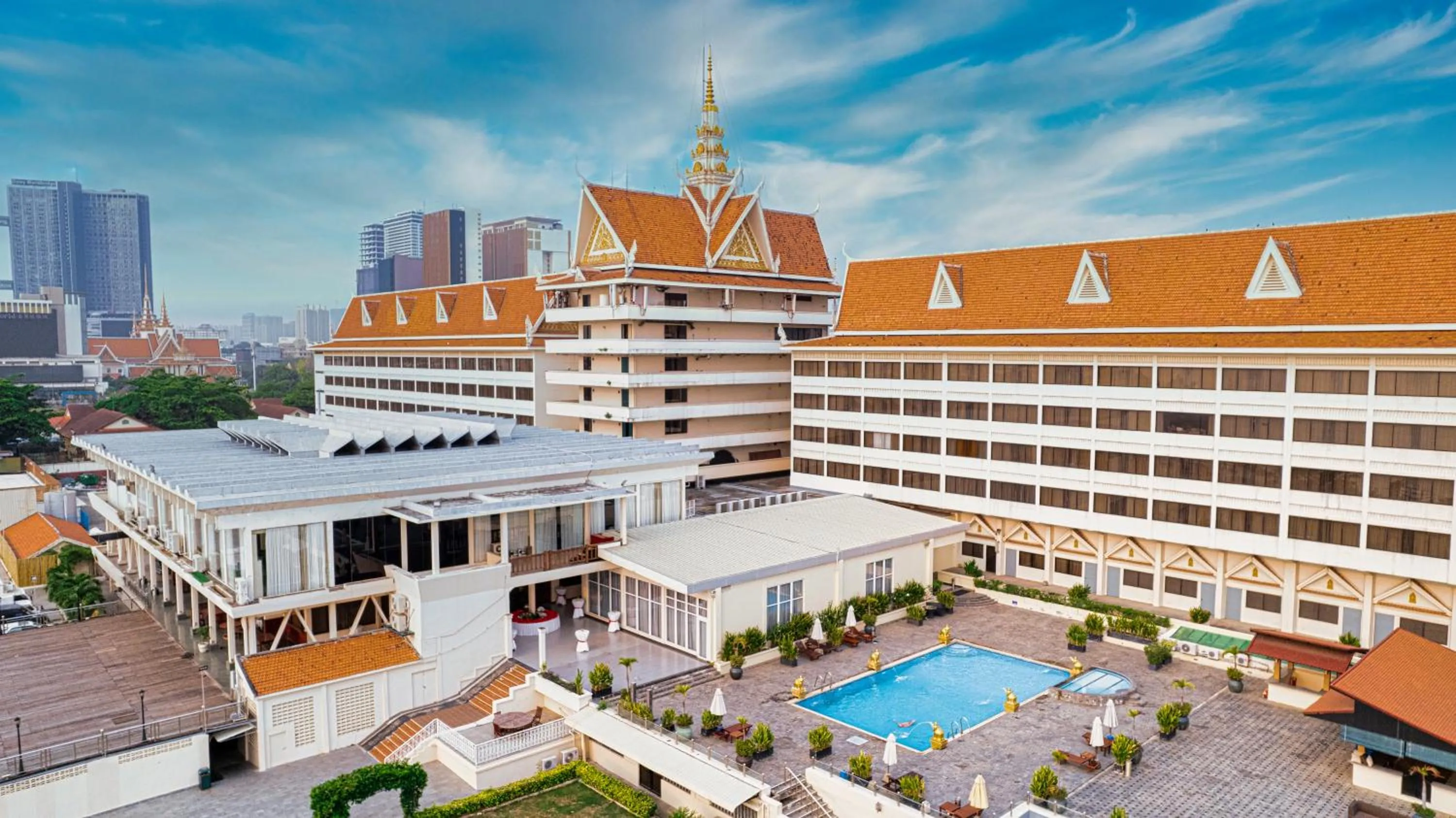 Property building in Hotel Cambodiana