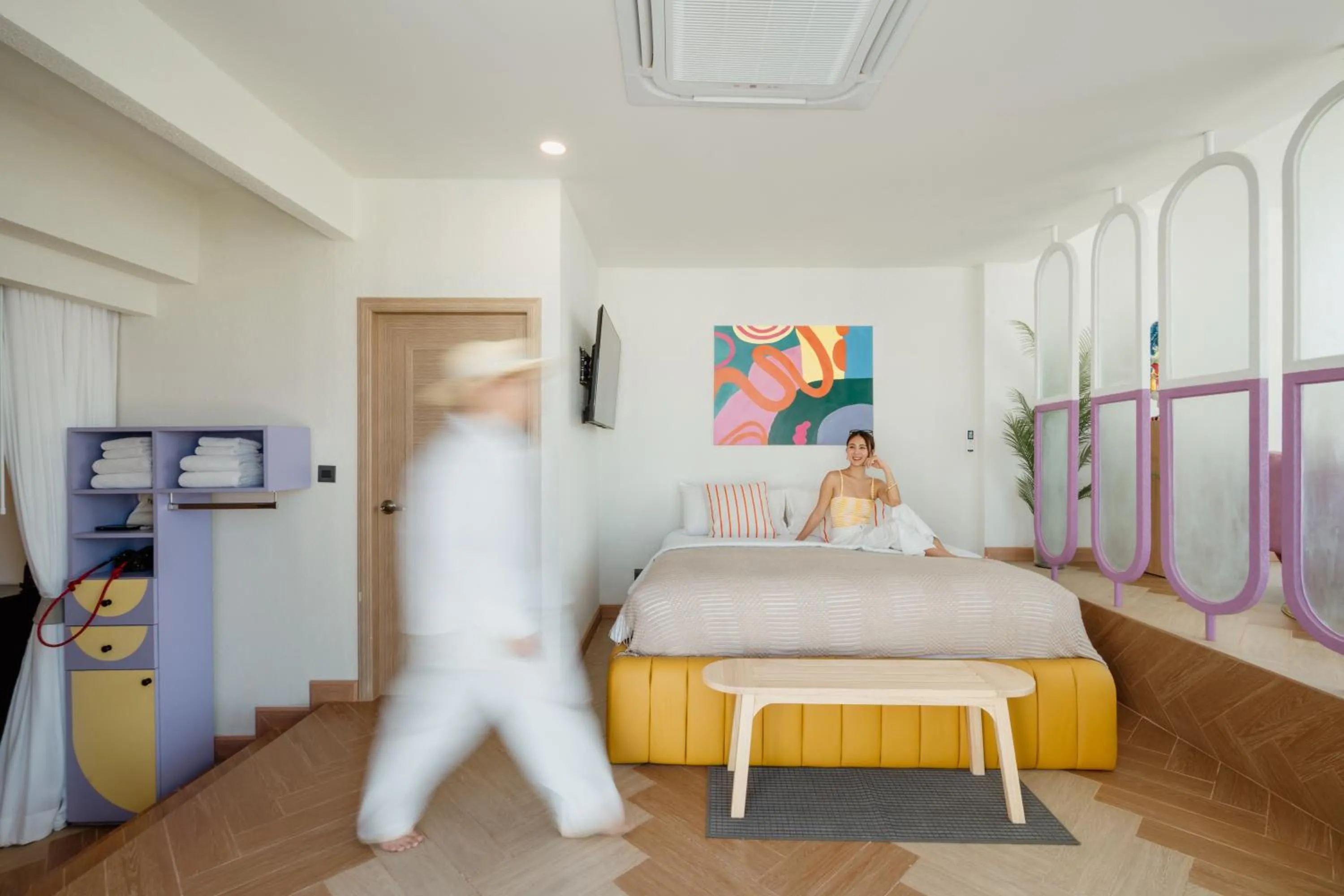 Bed in Maldives Beach Resort