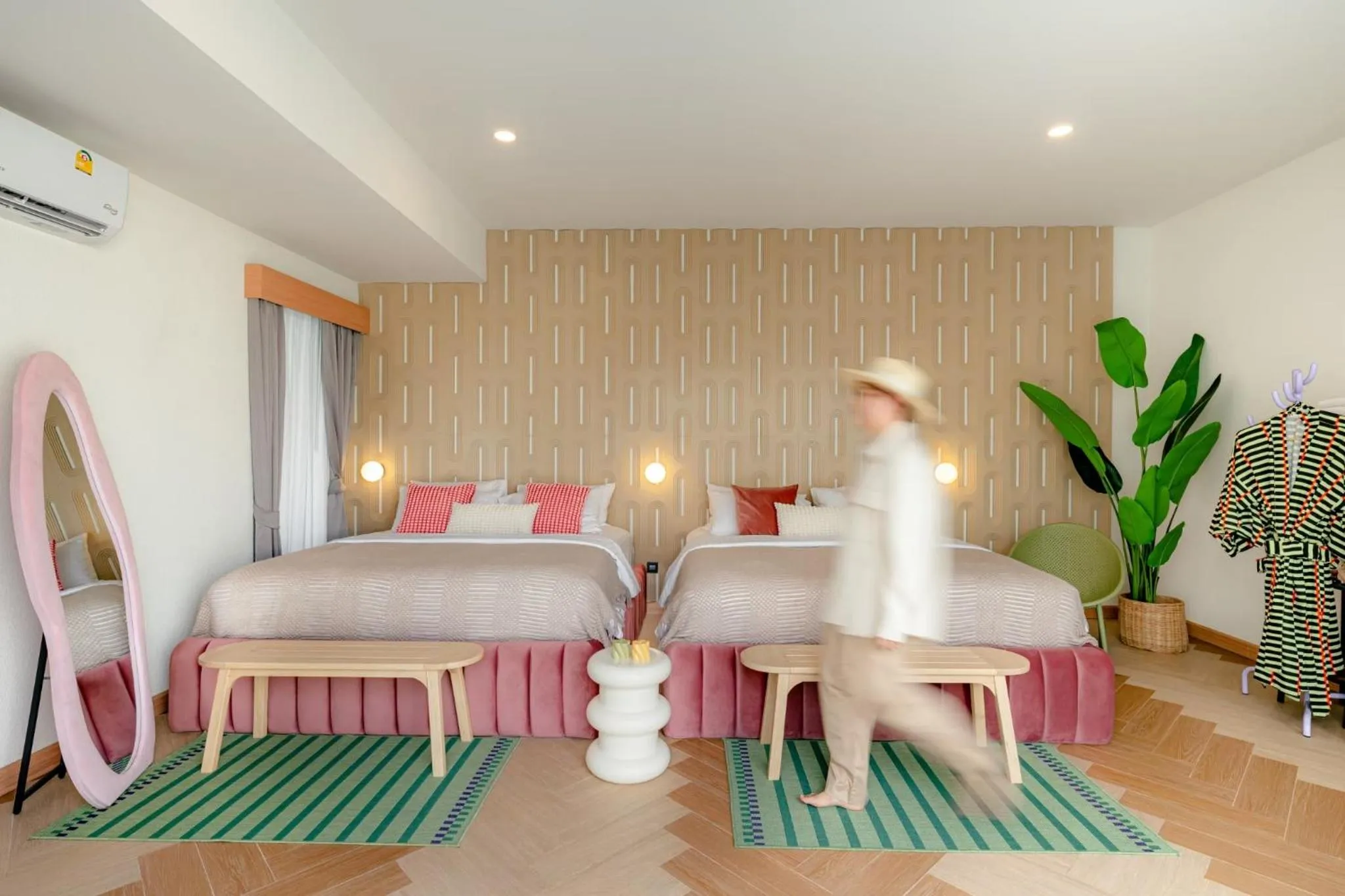 Bed in Maldives Beach Resort