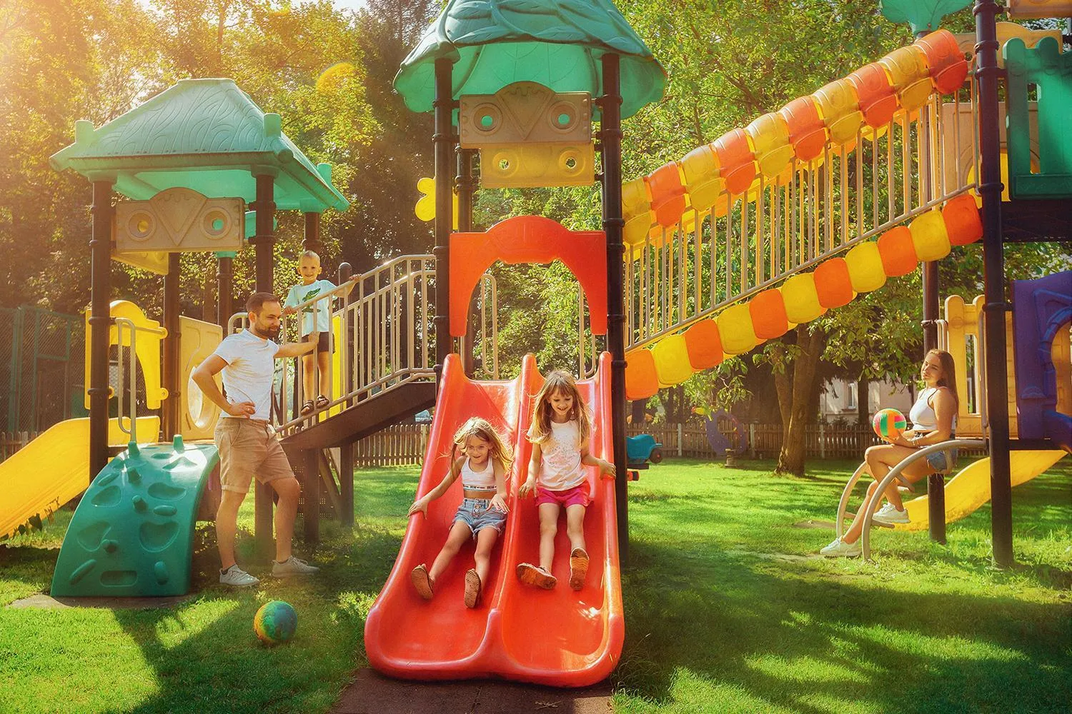 Children play ground in Zacisze Nad Nidą Resort