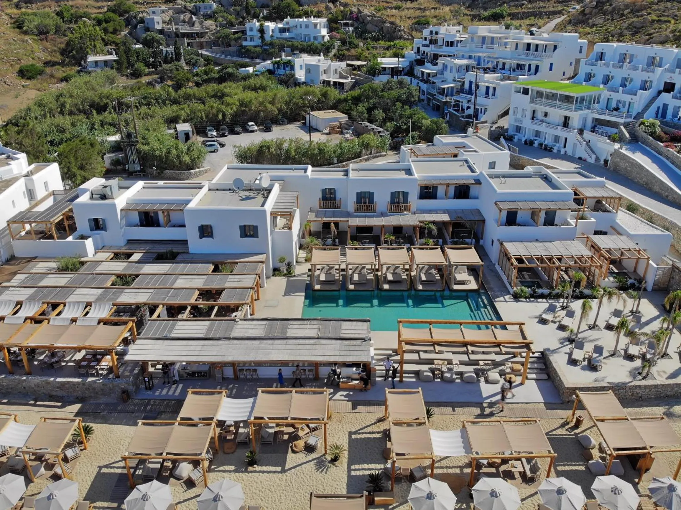 Bird's eye view in Branco Mykonos