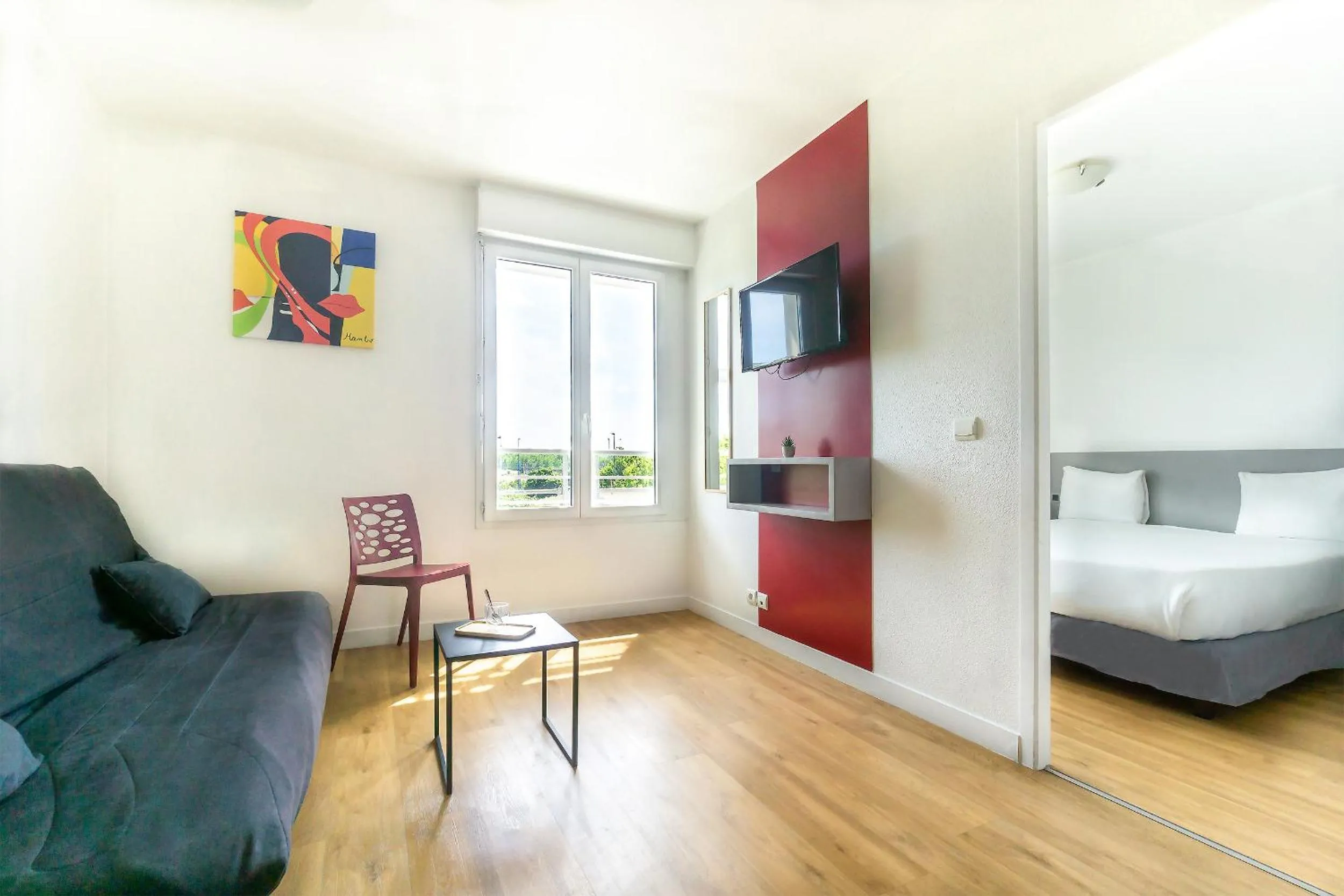 Photo of the whole room, Bed in City Résidence Chelles