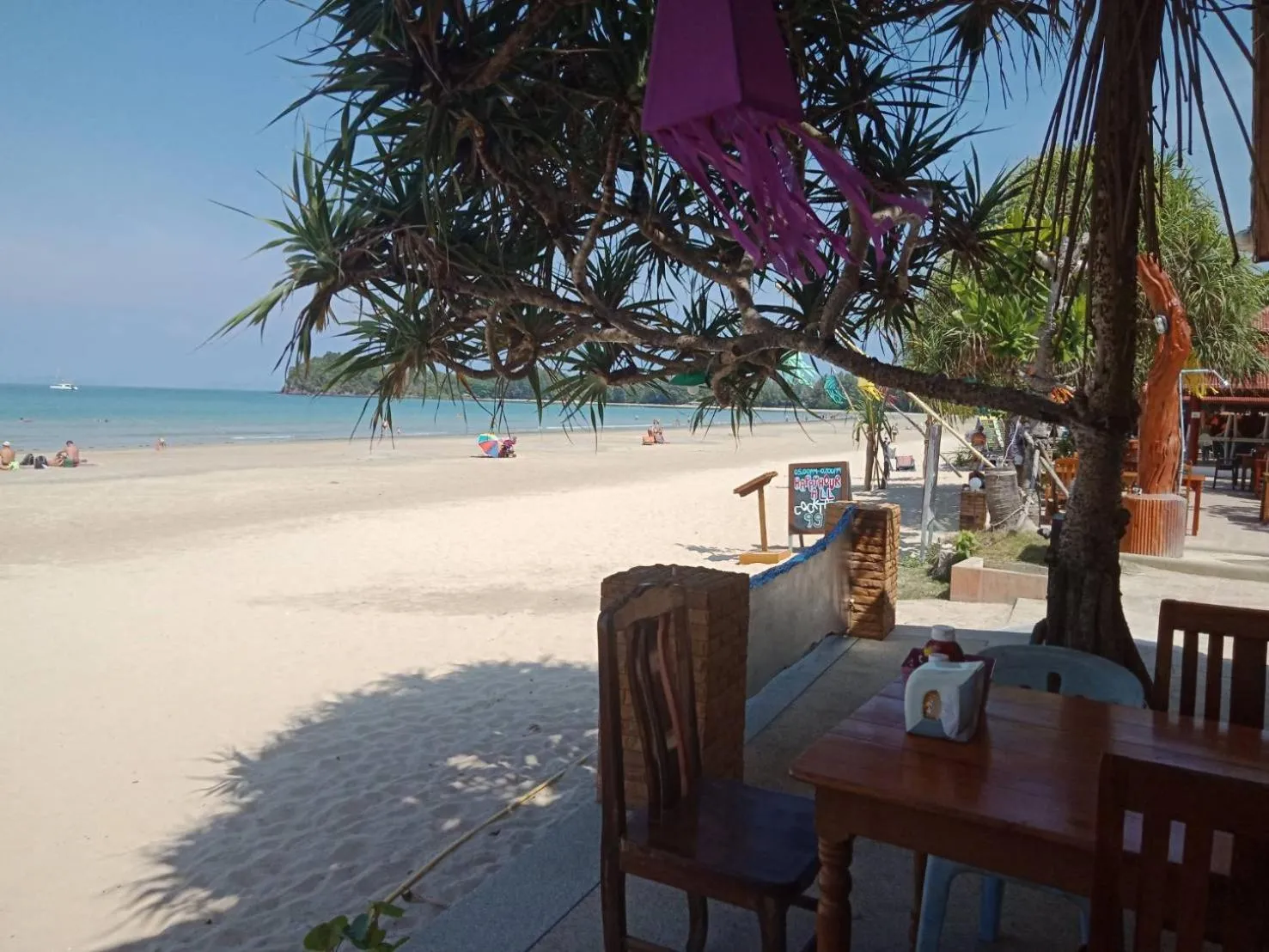 Beach in D.R. Lanta Bay Resort
