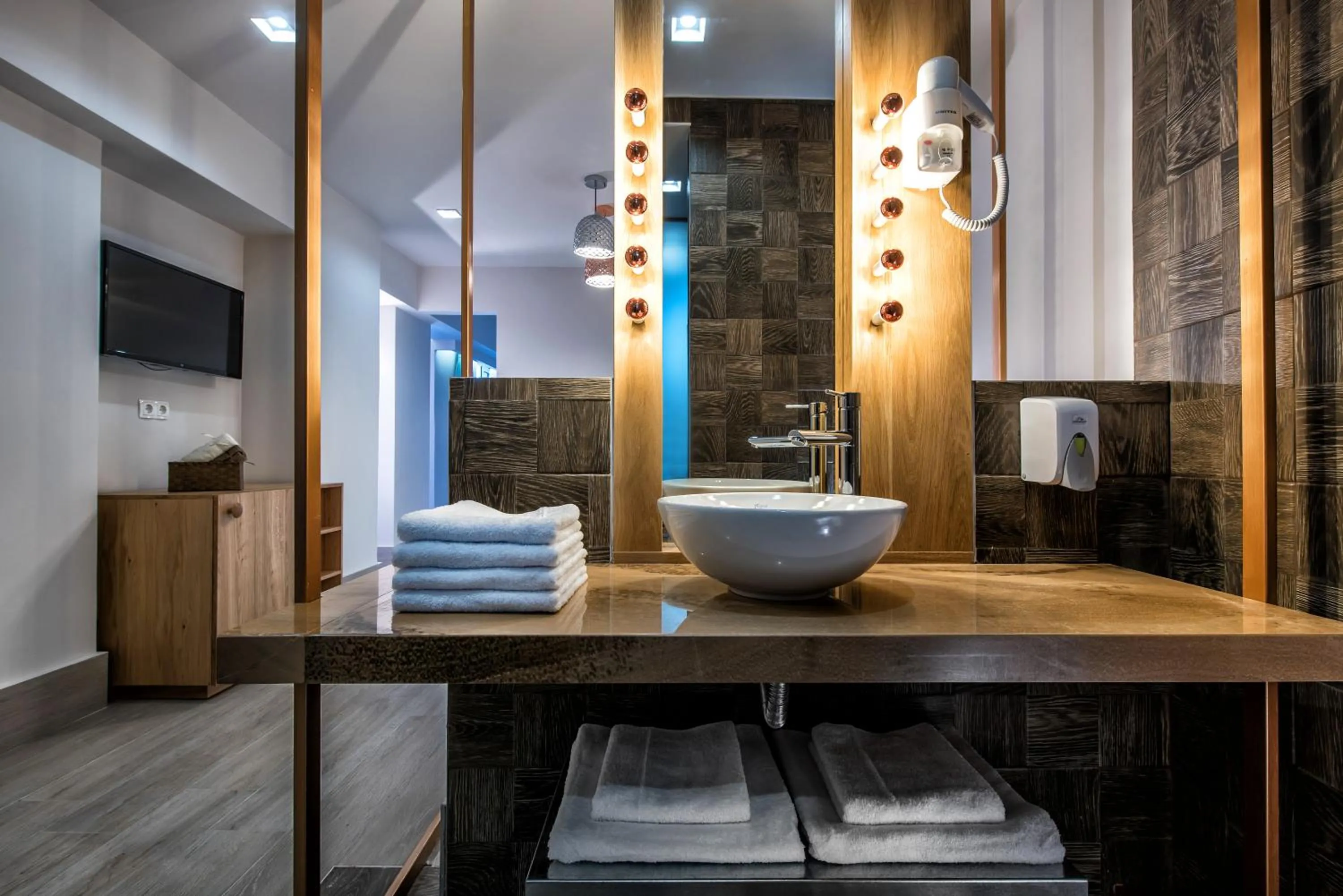 Bathroom in Senses Blue Boutique hotel