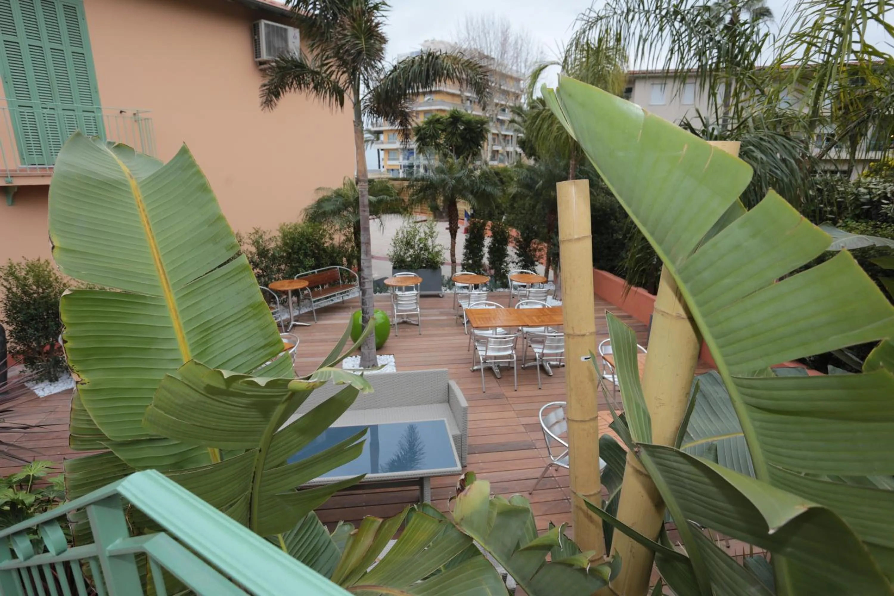 Garden view in Hotel Pavillon Imperial