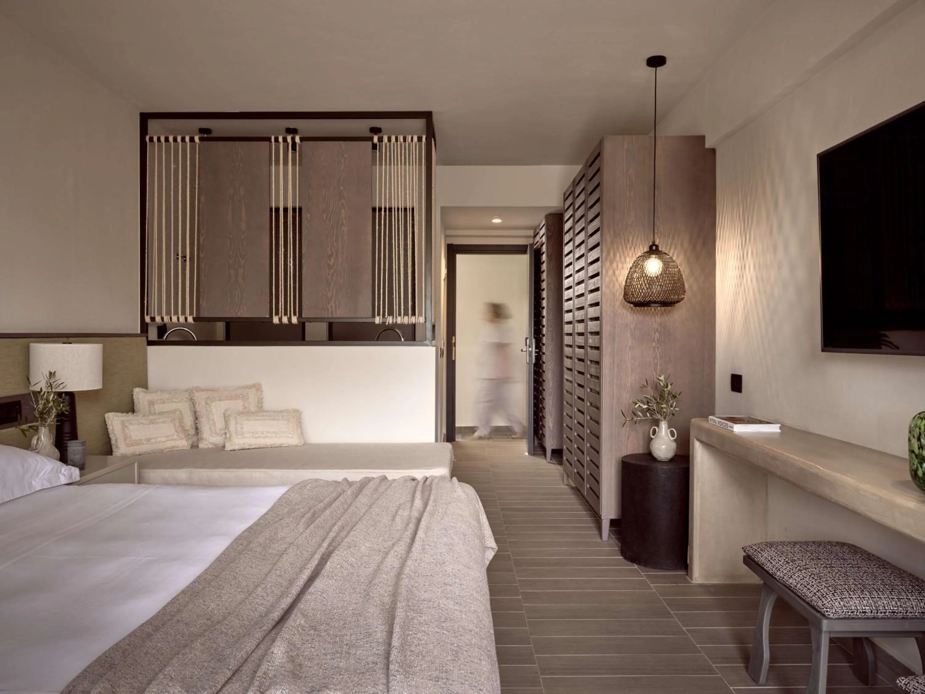 Bed in Numo Ierapetra Beach Resort Crete, Adults only, Curio Collection Hilton