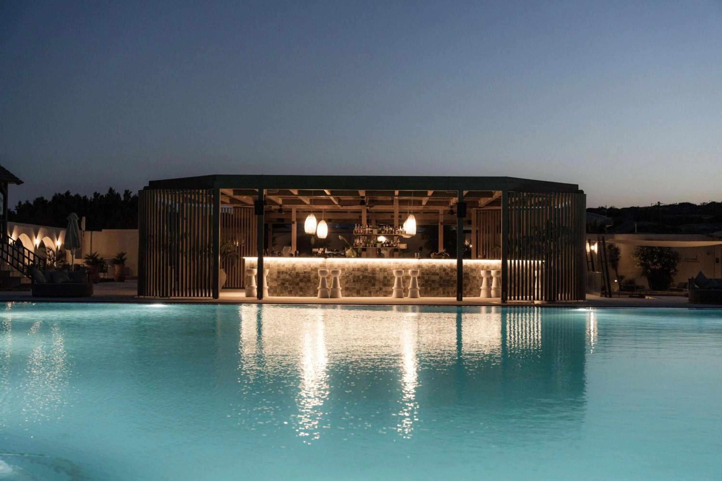 Pool view in Numo Ierapetra Beach Resort Crete, Adults only, Curio Collection Hilton