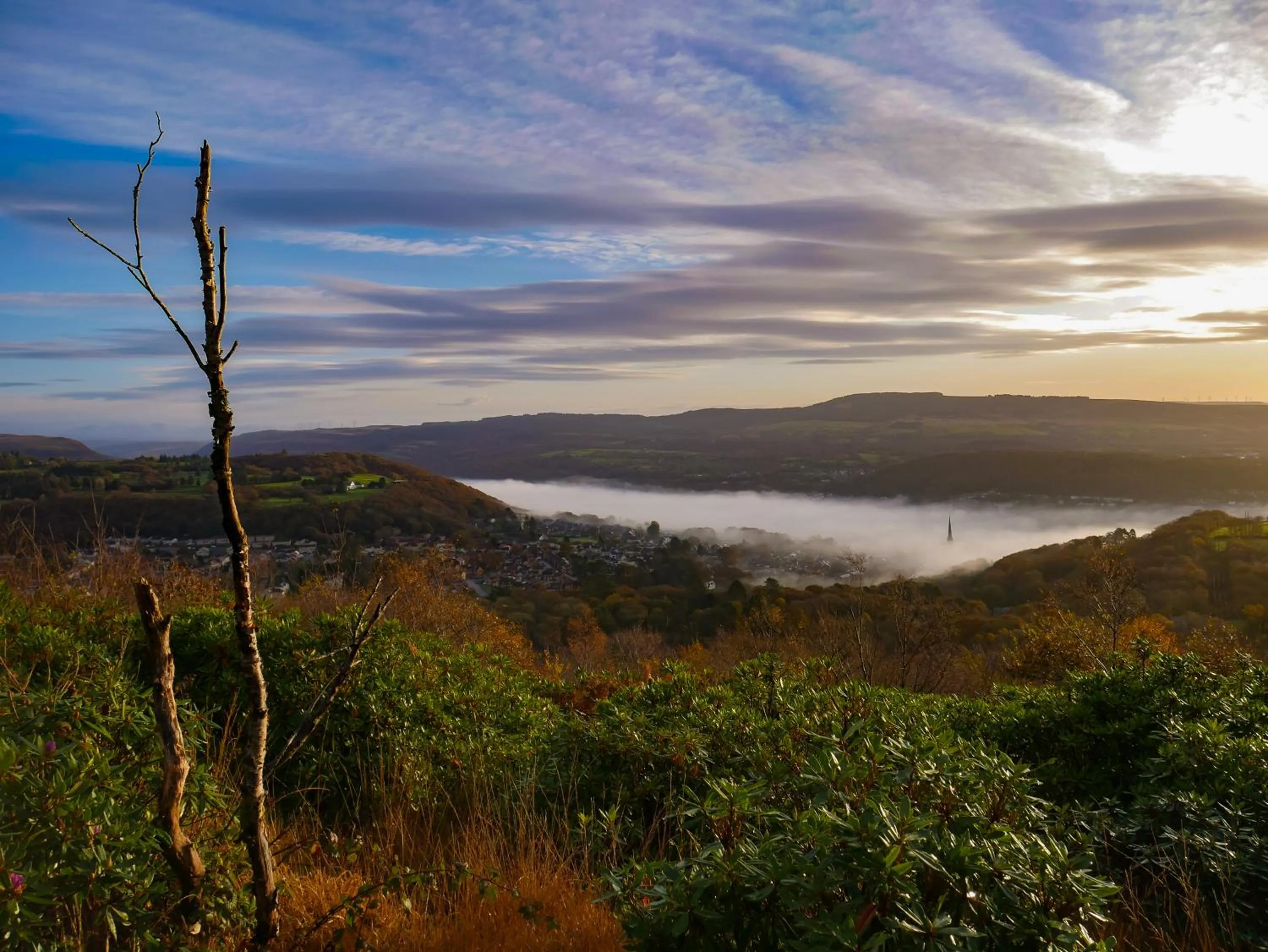 Natural landscape in Beili Glas Cottage
