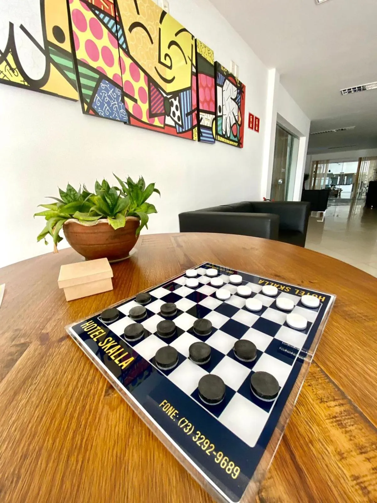 Lobby or reception in Hotel Skalla - MELHOR CUSTO BENEFICIO