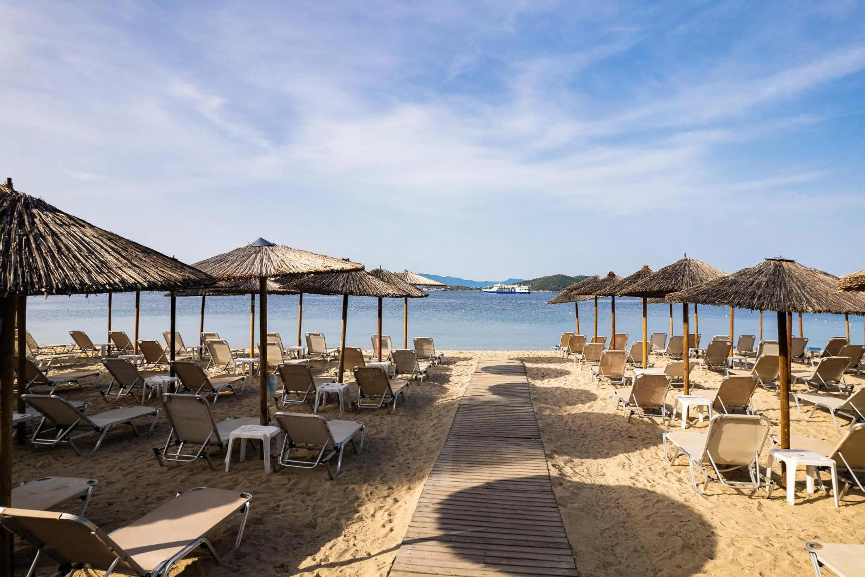 Beach in Alexandros Palace