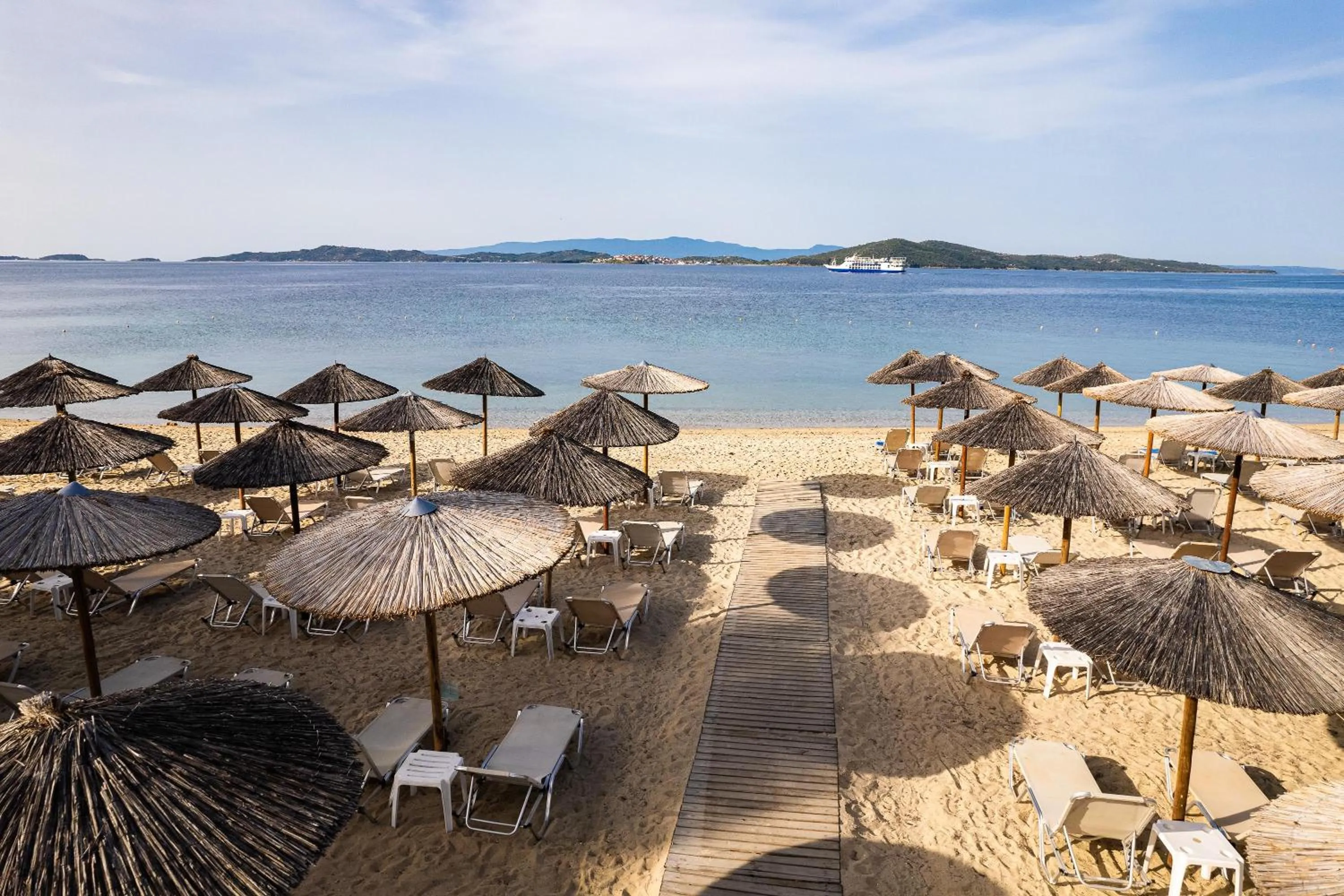 Beach in Alexandros Palace