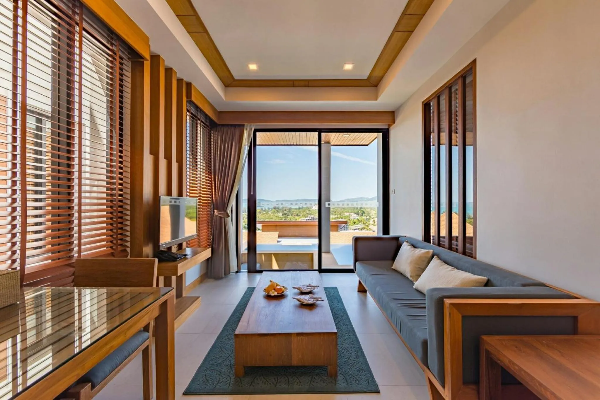 Living room in Andakiri Pool Villa Panoramic Sea View