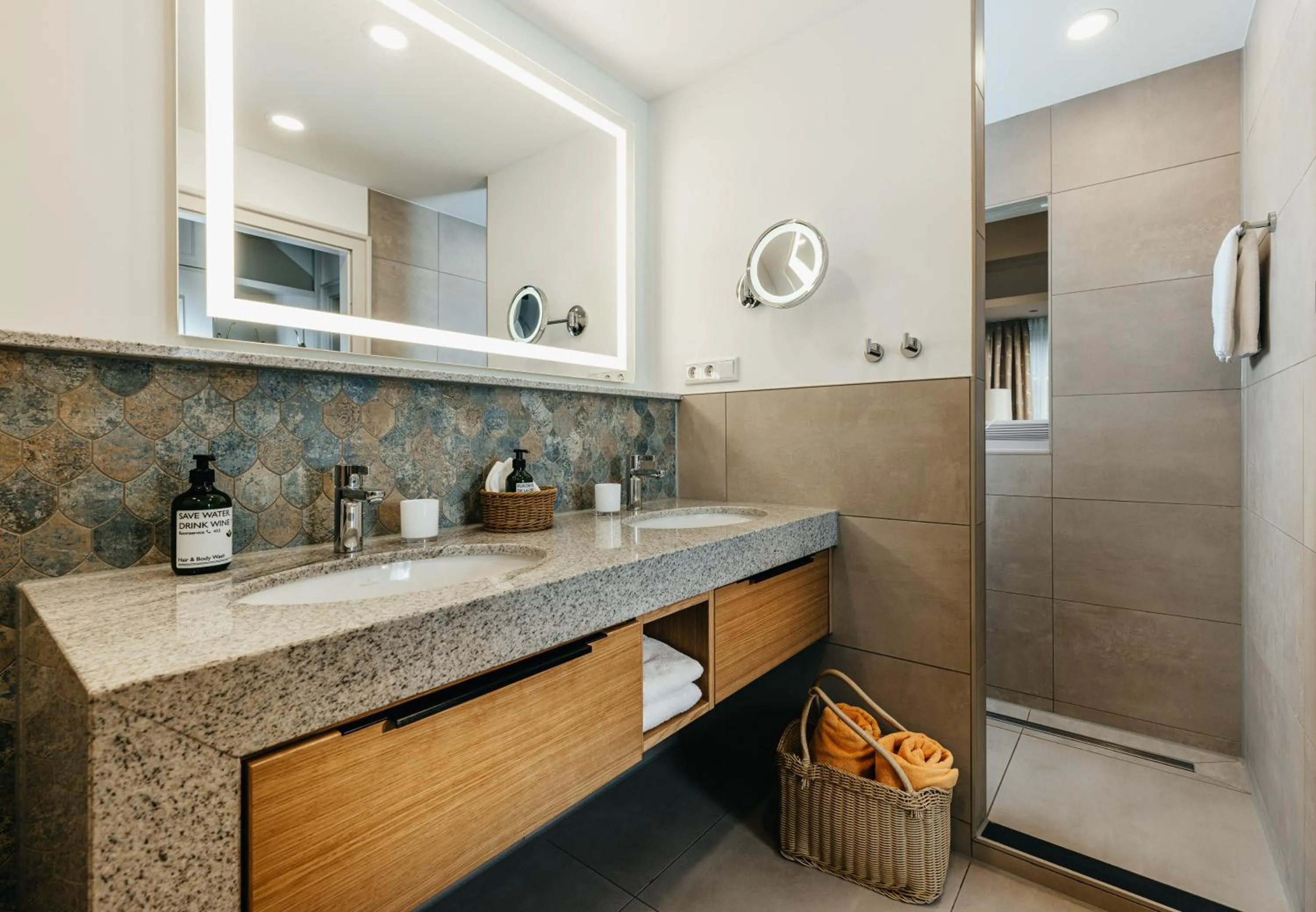 Bathroom in Romantik Hotel Jagdhaus Eiden am See