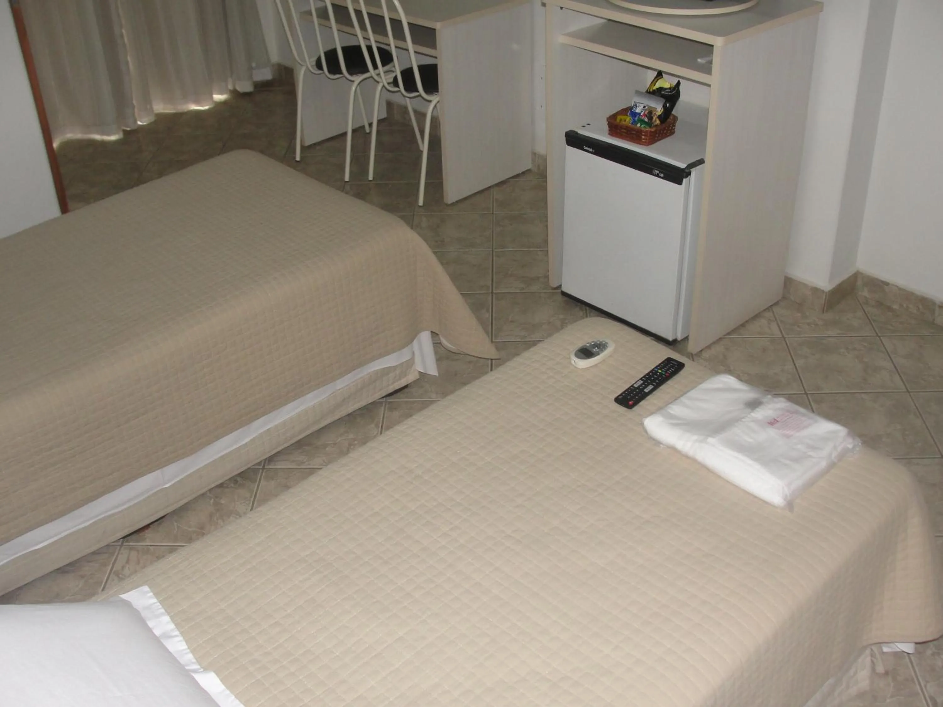Bed in Manhuaçu Center Hotel