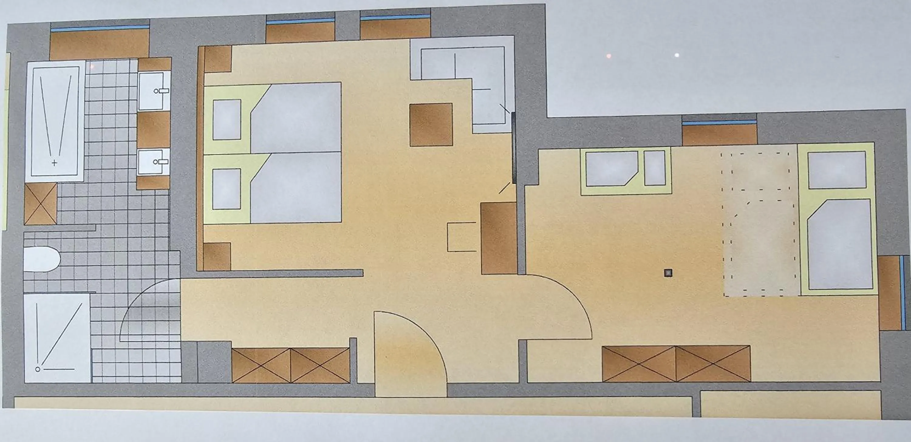 Floor plan in Familien-Hotel Am Tränkbachtal Frauenwald