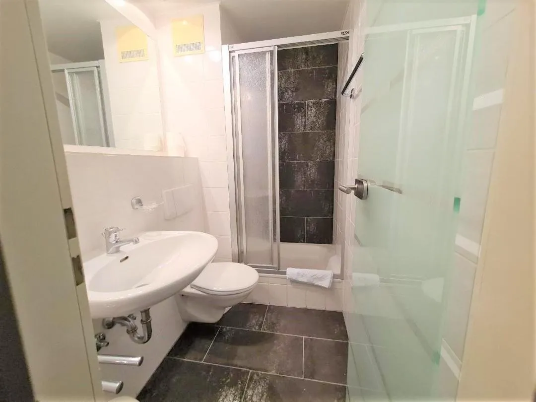 Bathroom in Familien-Hotel Am Tränkbachtal Frauenwald