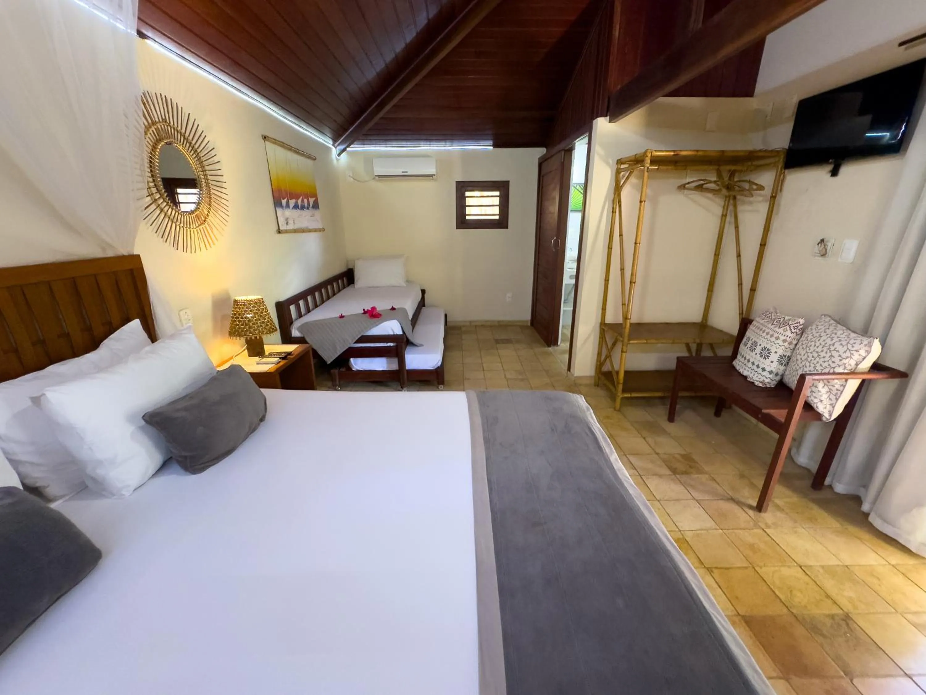 Bed in Pousada Berro do Jeguy