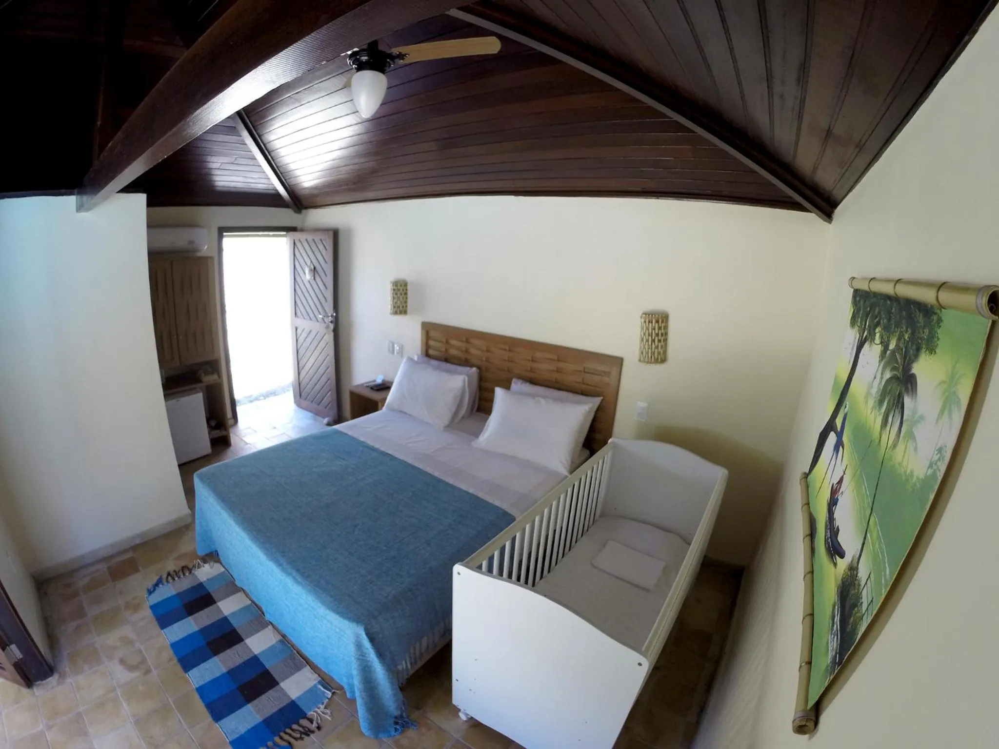 Spring, Bed in Pousada Berro do Jeguy