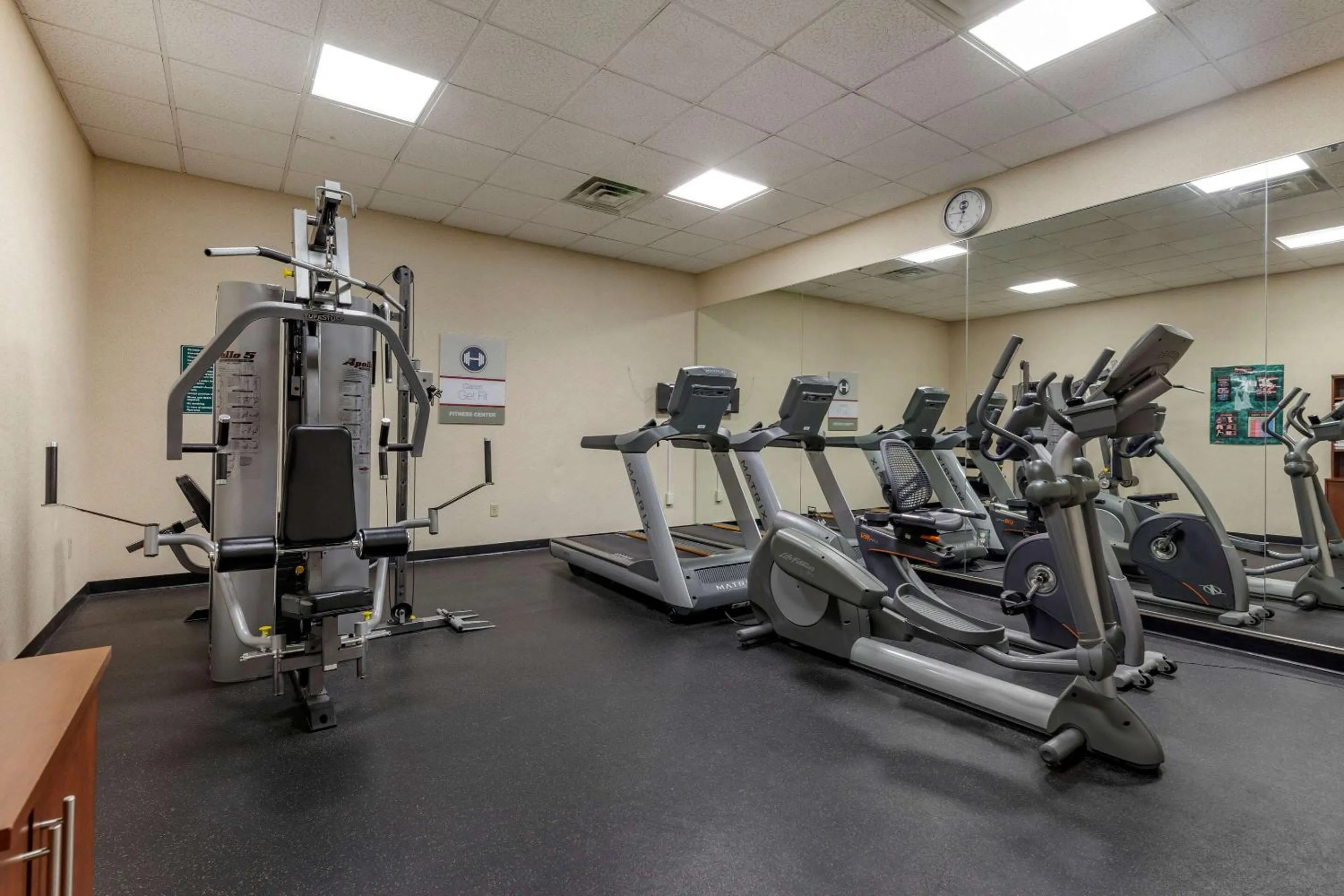 Fitness centre/facilities in Clarion Suites at The Alliant Energy Center