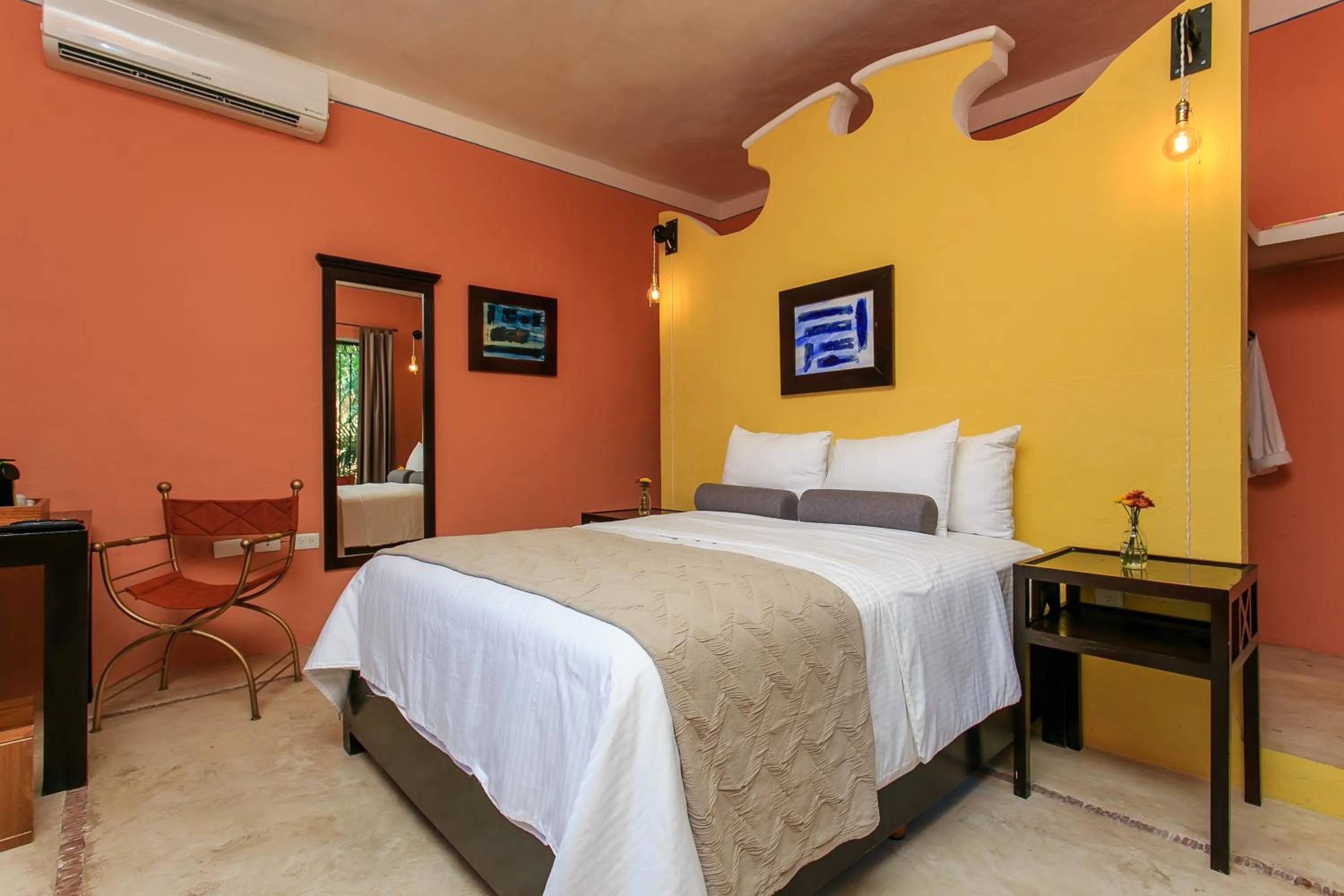 Bed in Art 64 Hotel Boutique - Adults Only