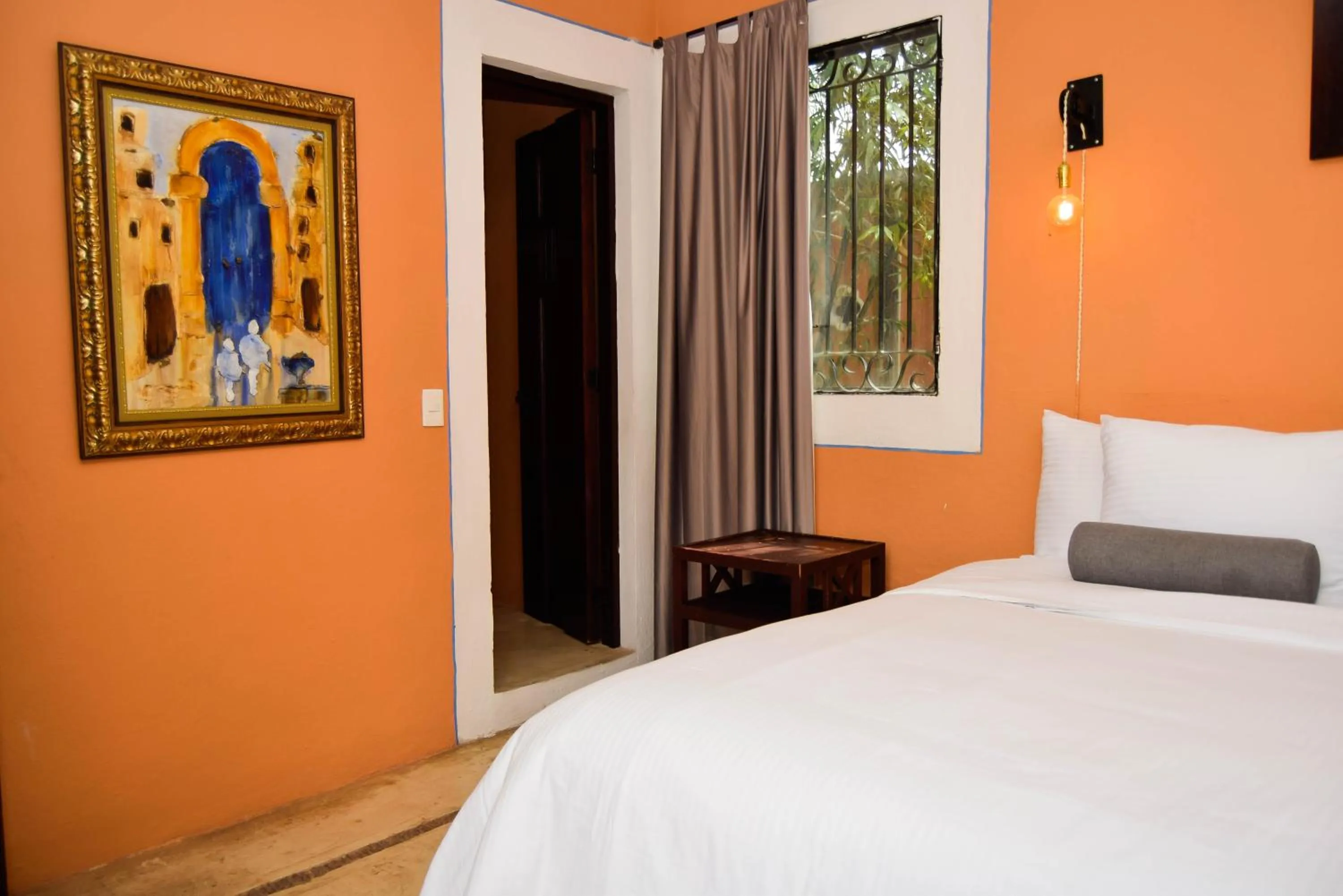 Bed in Art 64 Hotel Boutique - Adults Only