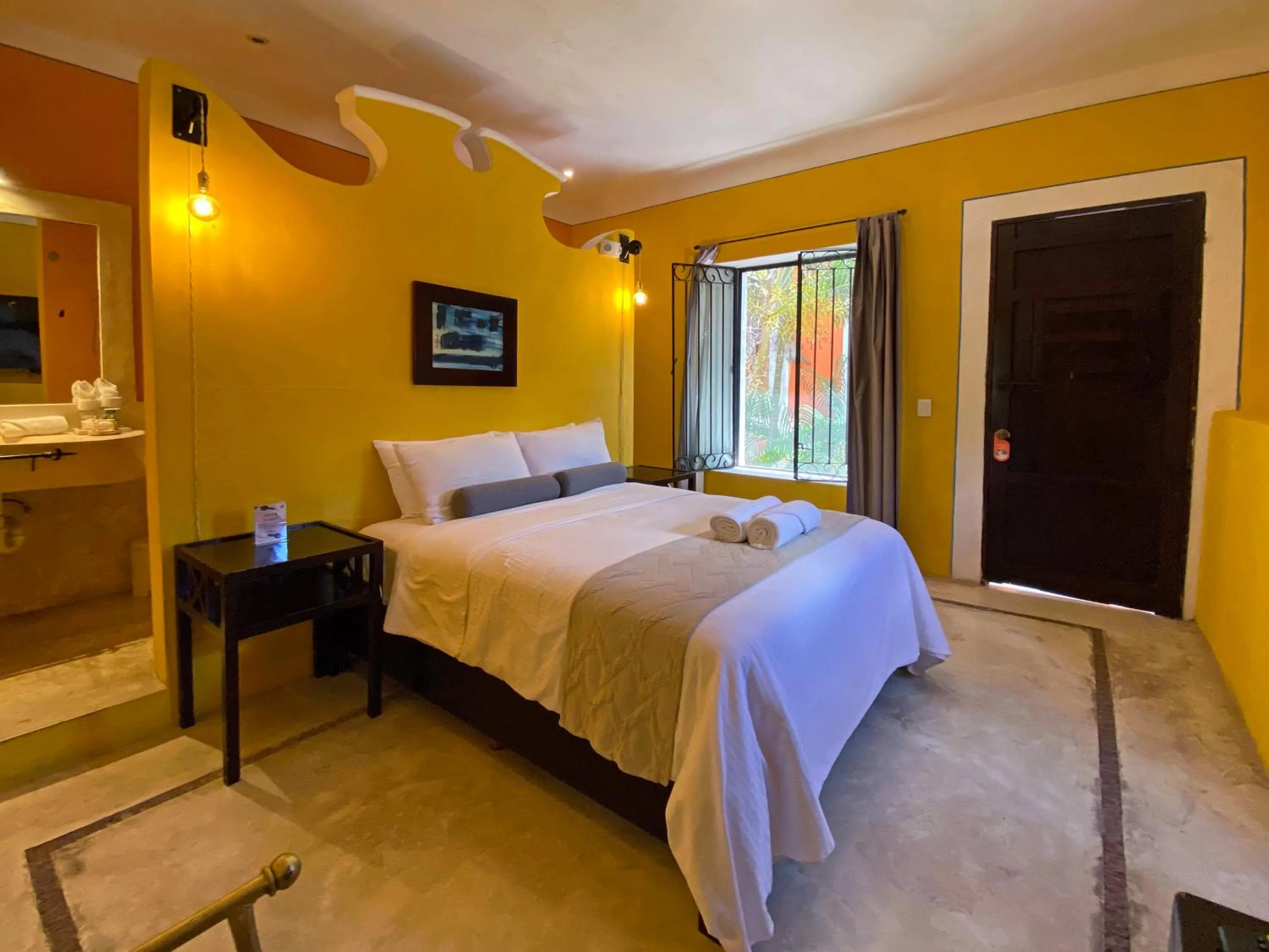 Bed in Art 64 Hotel Boutique - Adults Only