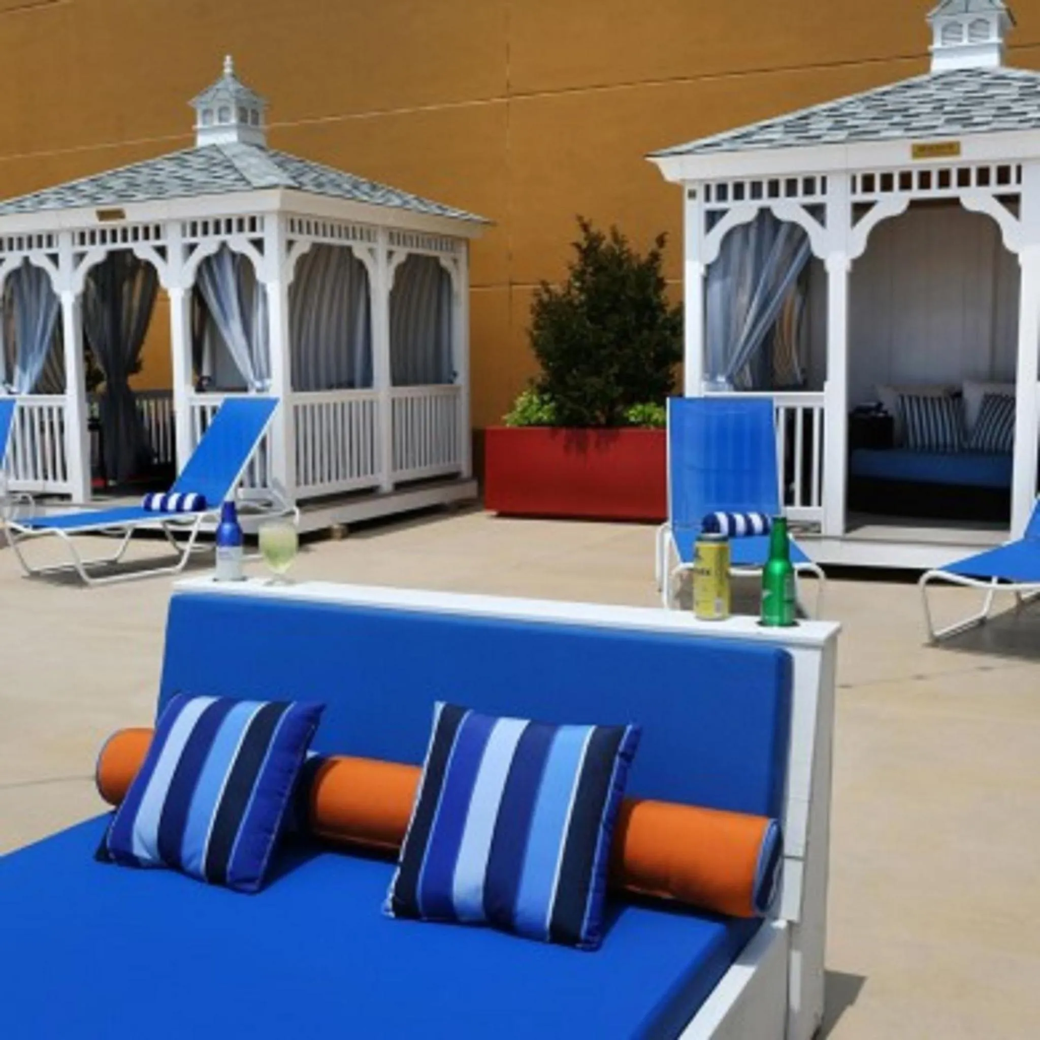 Patio in Tropicana Atlantic City, A Caesars Destination