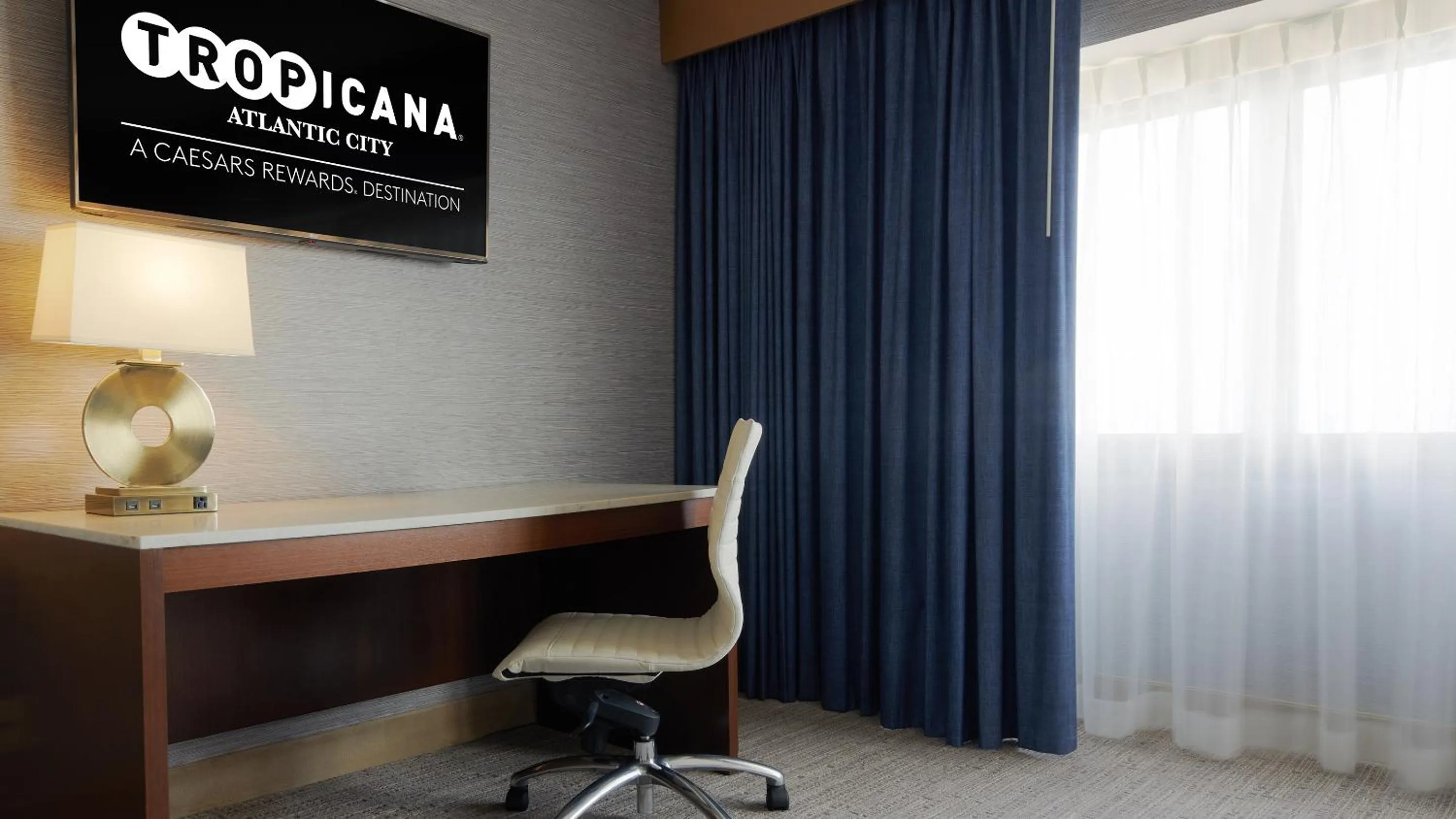 TV and multimedia in Tropicana Atlantic City, A Caesars Destination