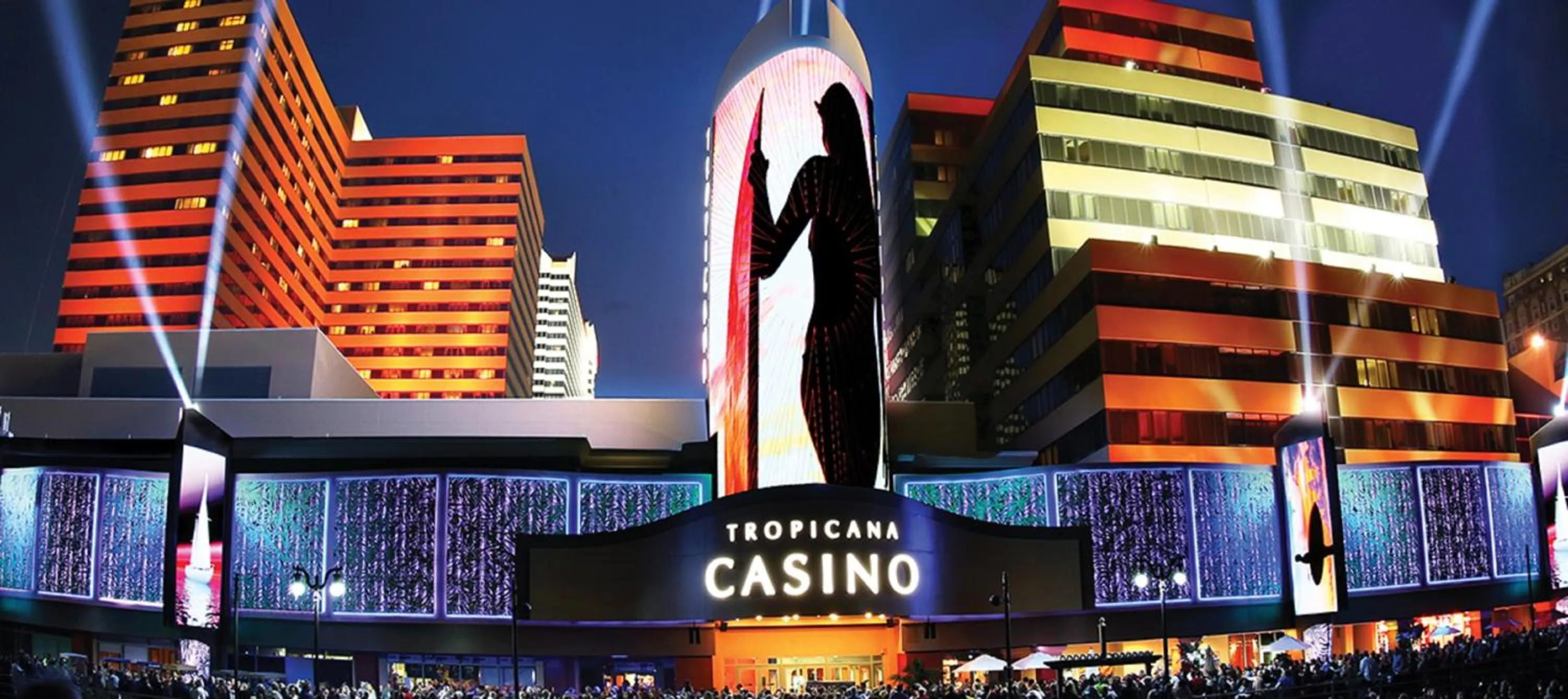 Property building in Tropicana Atlantic City, A Caesars Destination