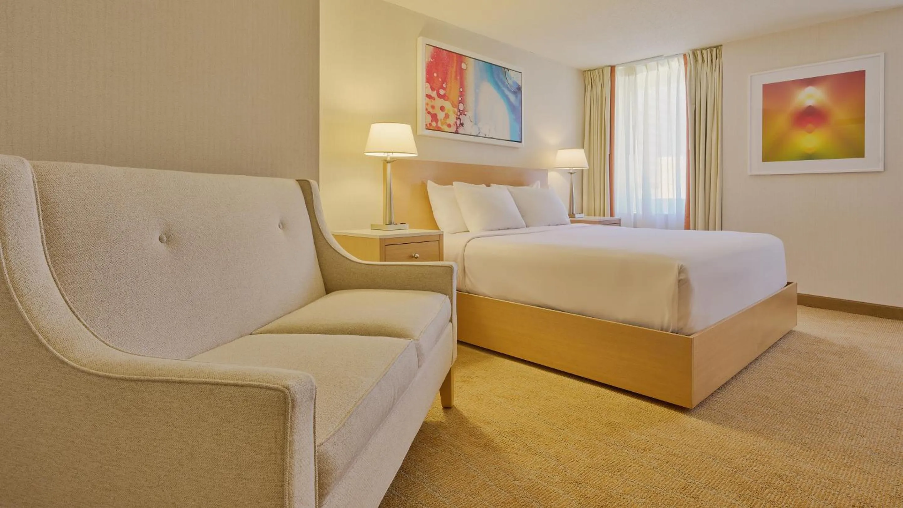 Bed in Tropicana Atlantic City, A Caesars Destination