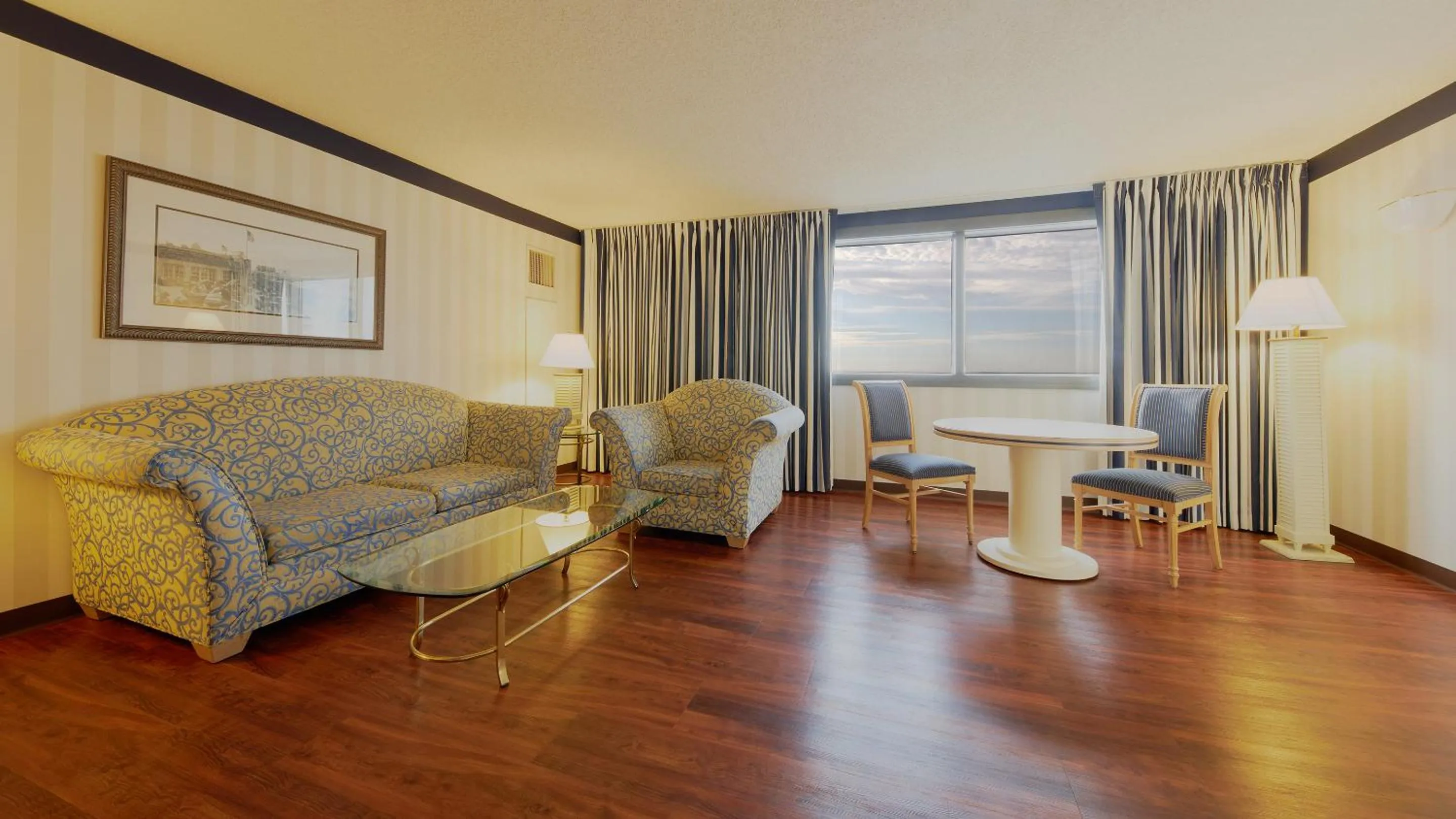 Living room in Tropicana Atlantic City, A Caesars Destination