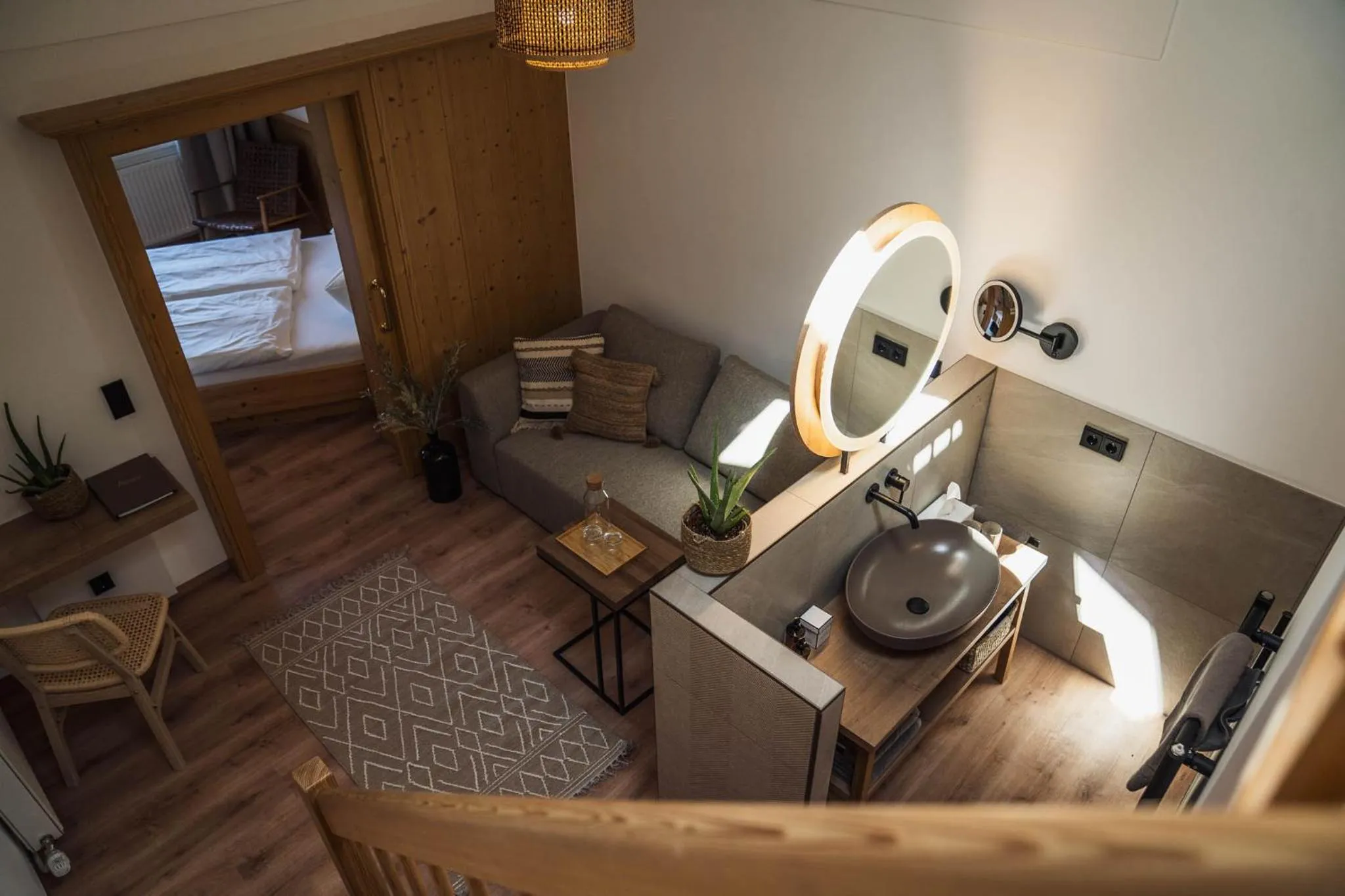 Bed in Bergrose Hideaway