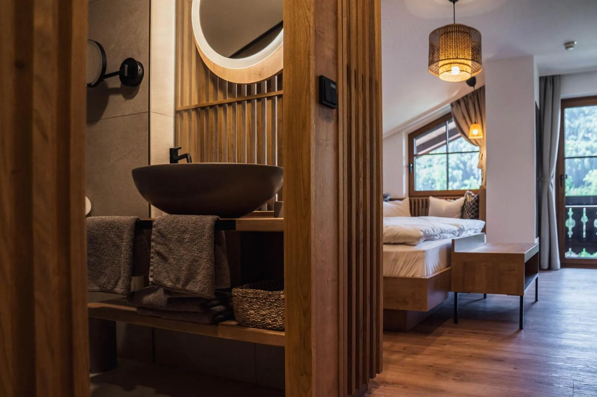 Bed in Bergrose Hideaway