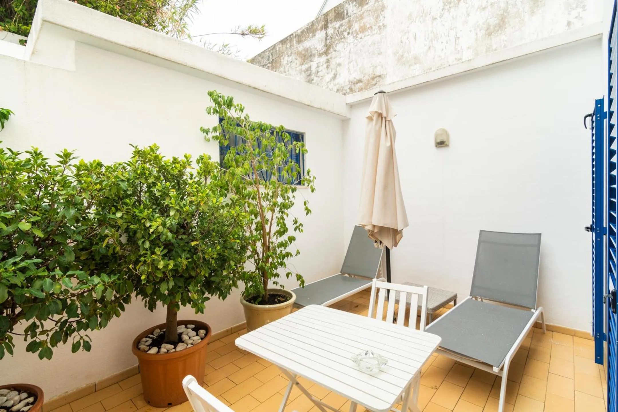 Patio in Apartamentos Rossio Mar
