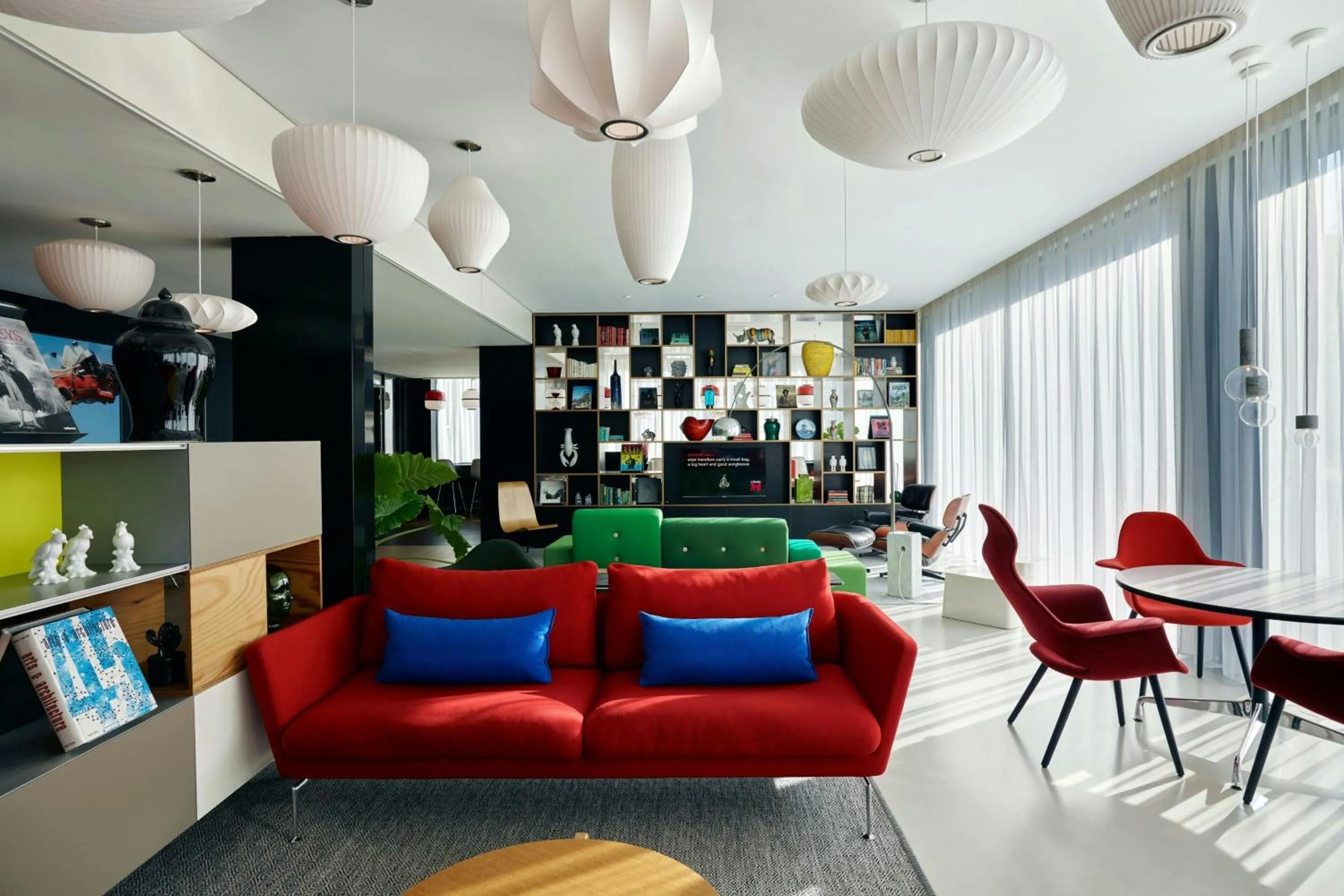Lobby or reception in citizenM Amsterdam South
