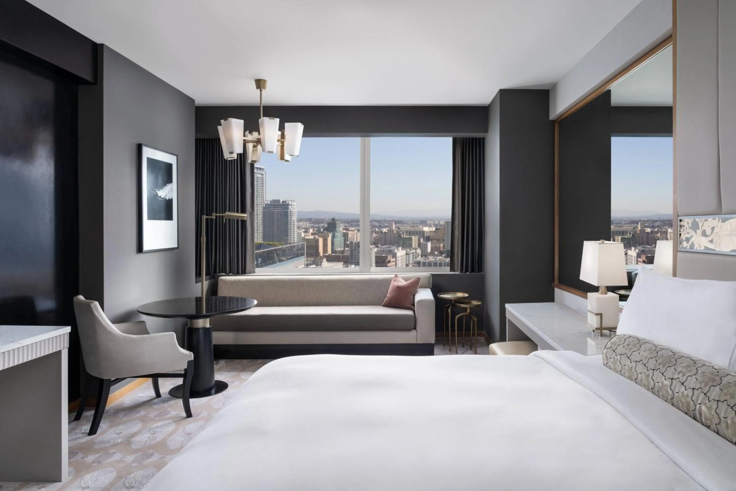 Photo of the whole room, Bed in The Ritz-Carlton, Los Angeles L.A. Live