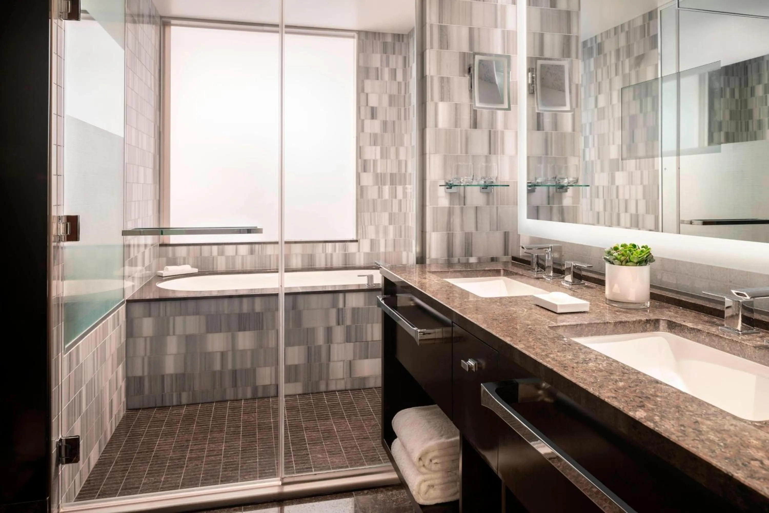 Bathroom in The Ritz-Carlton, Los Angeles L.A. Live