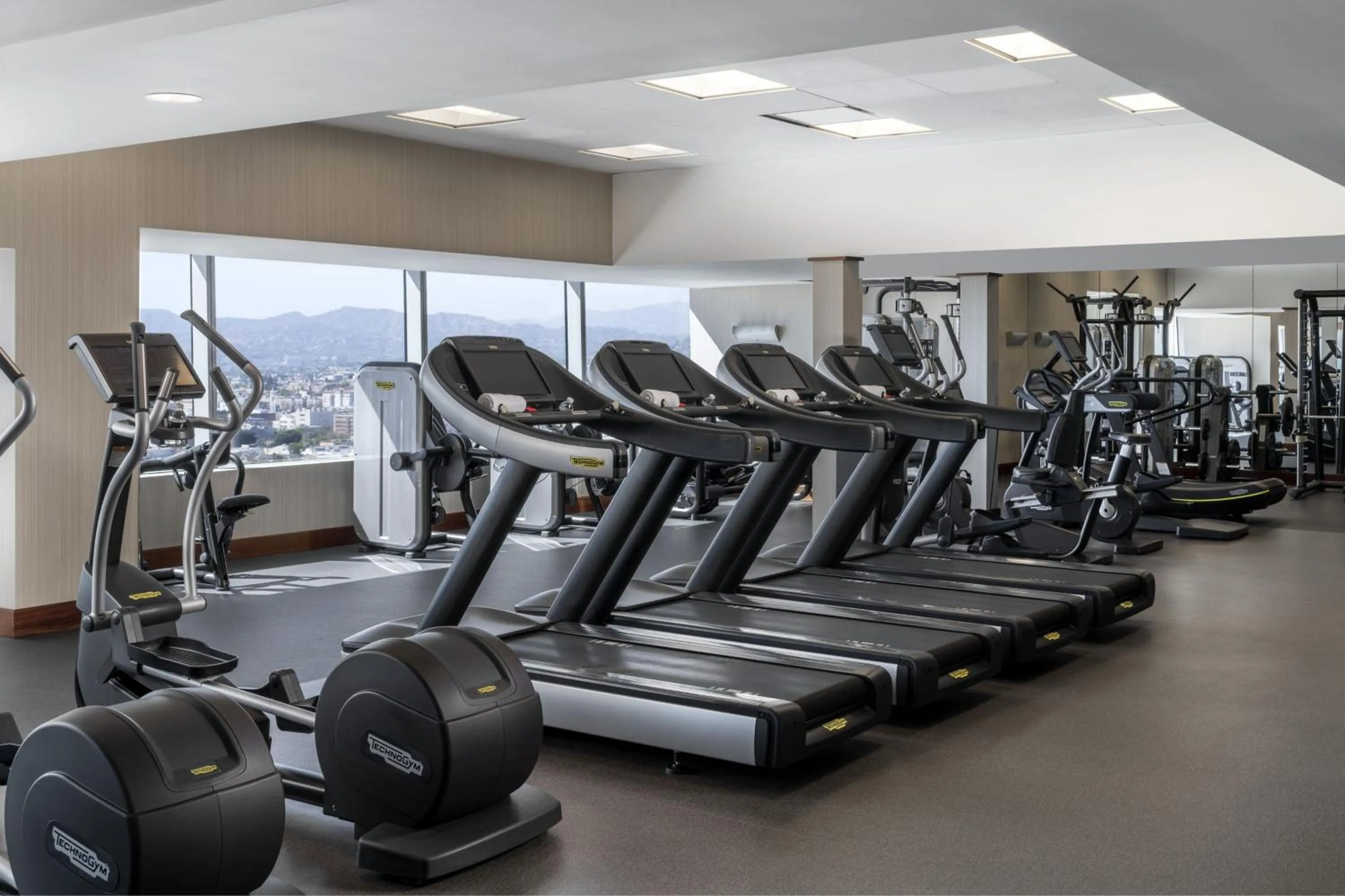 Fitness centre/facilities in The Ritz-Carlton, Los Angeles L.A. Live