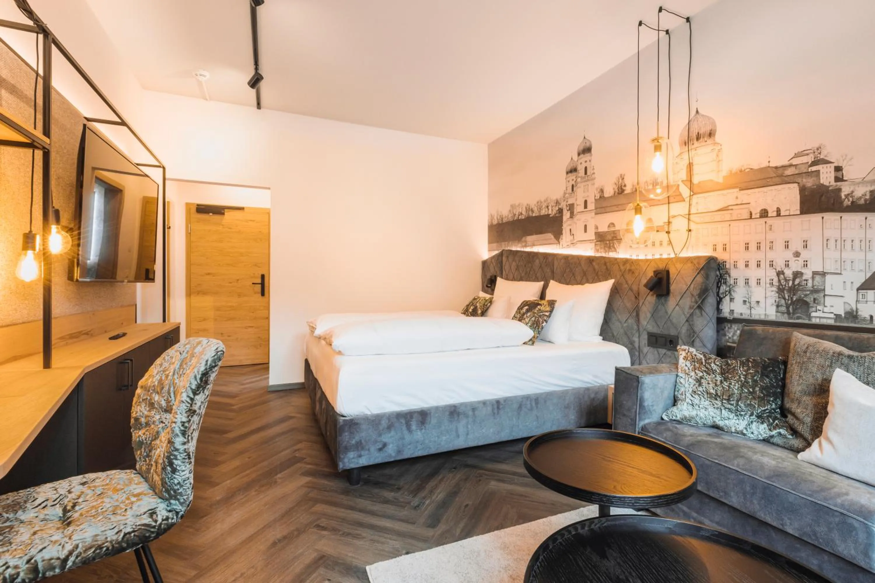 Photo of the whole room, Bed in Am Paulusbogen